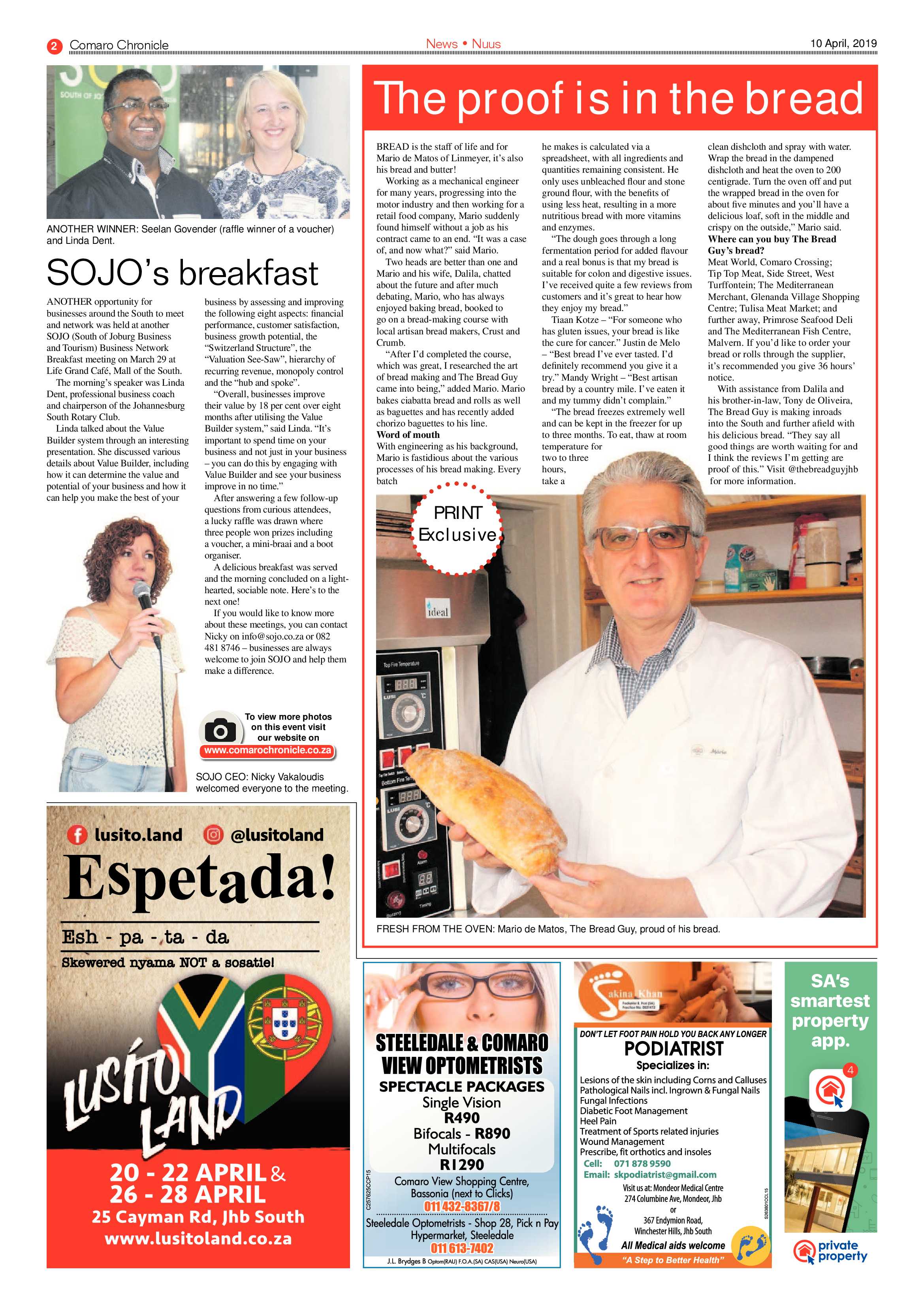 Comaro Chronicle 10 April 2019 page 2