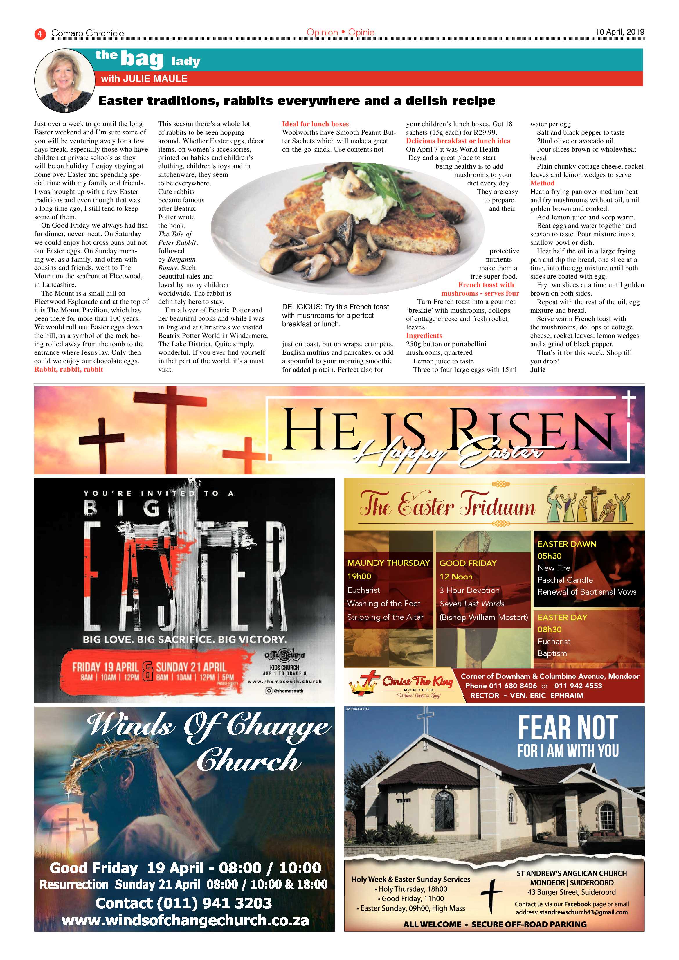 Comaro Chronicle 10 April 2019 page 4