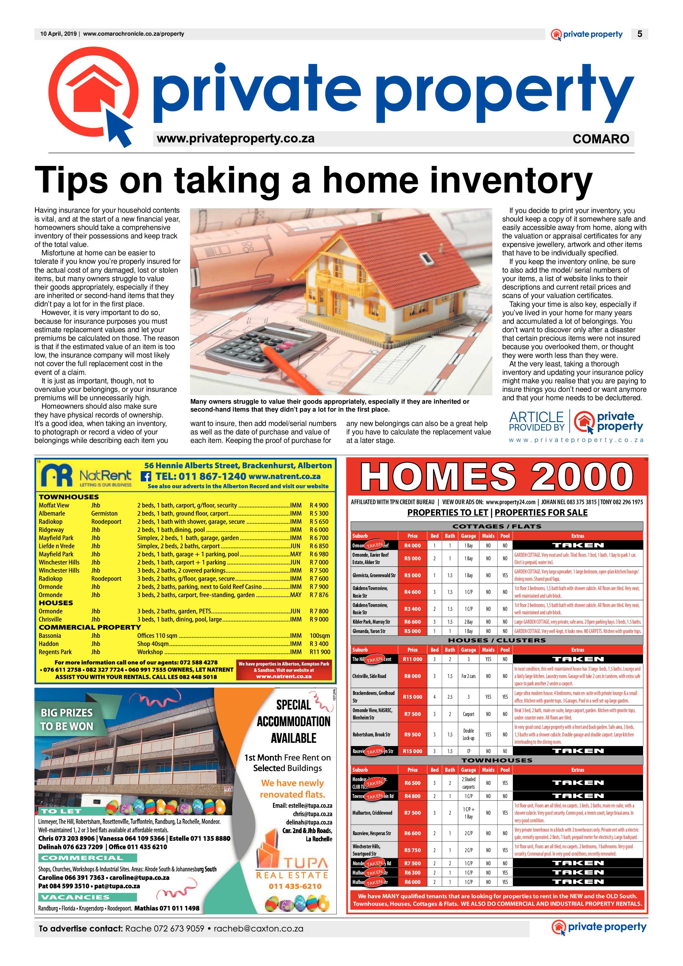 Comaro Chronicle 10 April 2019 page 5