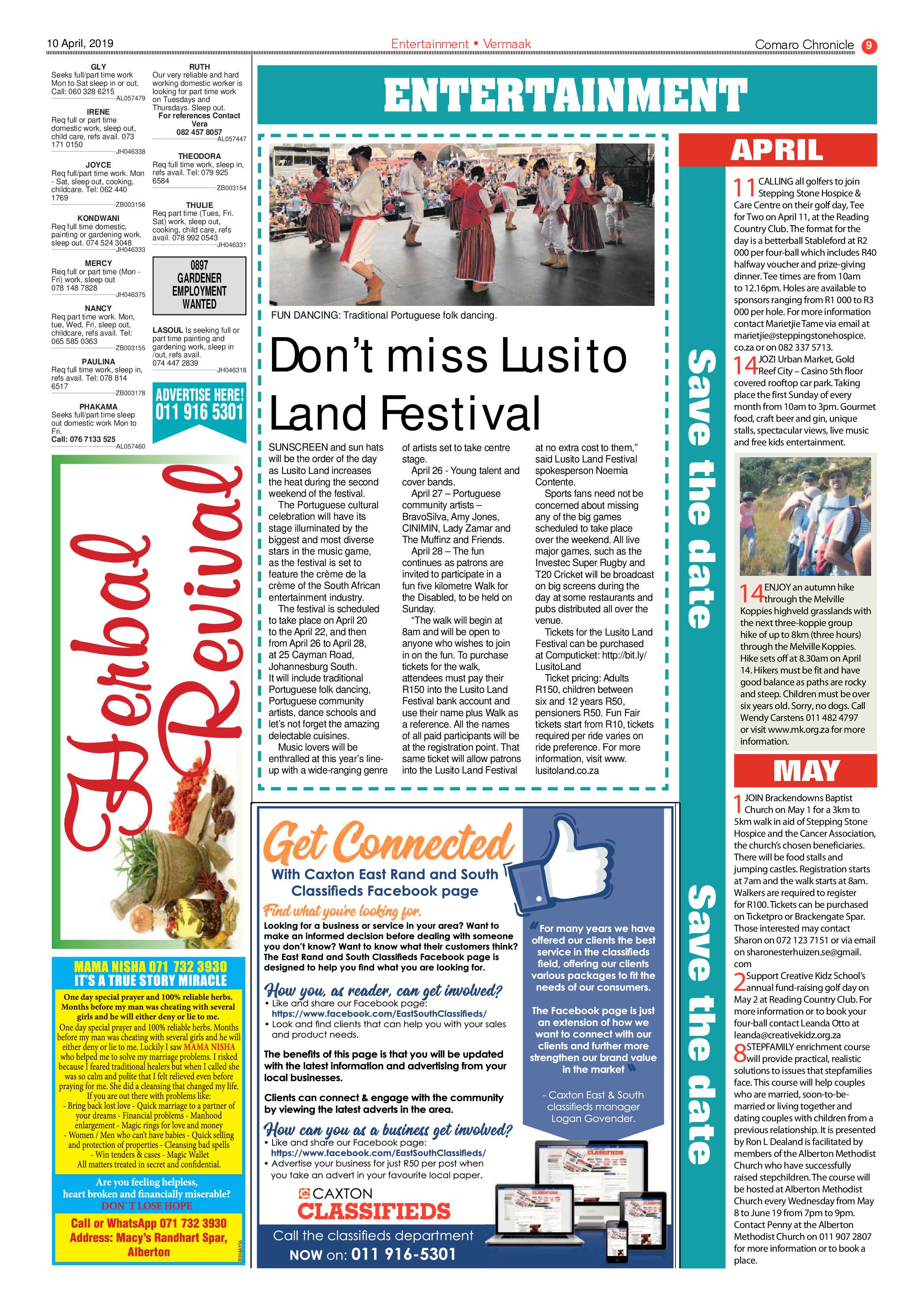 Comaro Chronicle 10 April 2019 page 9