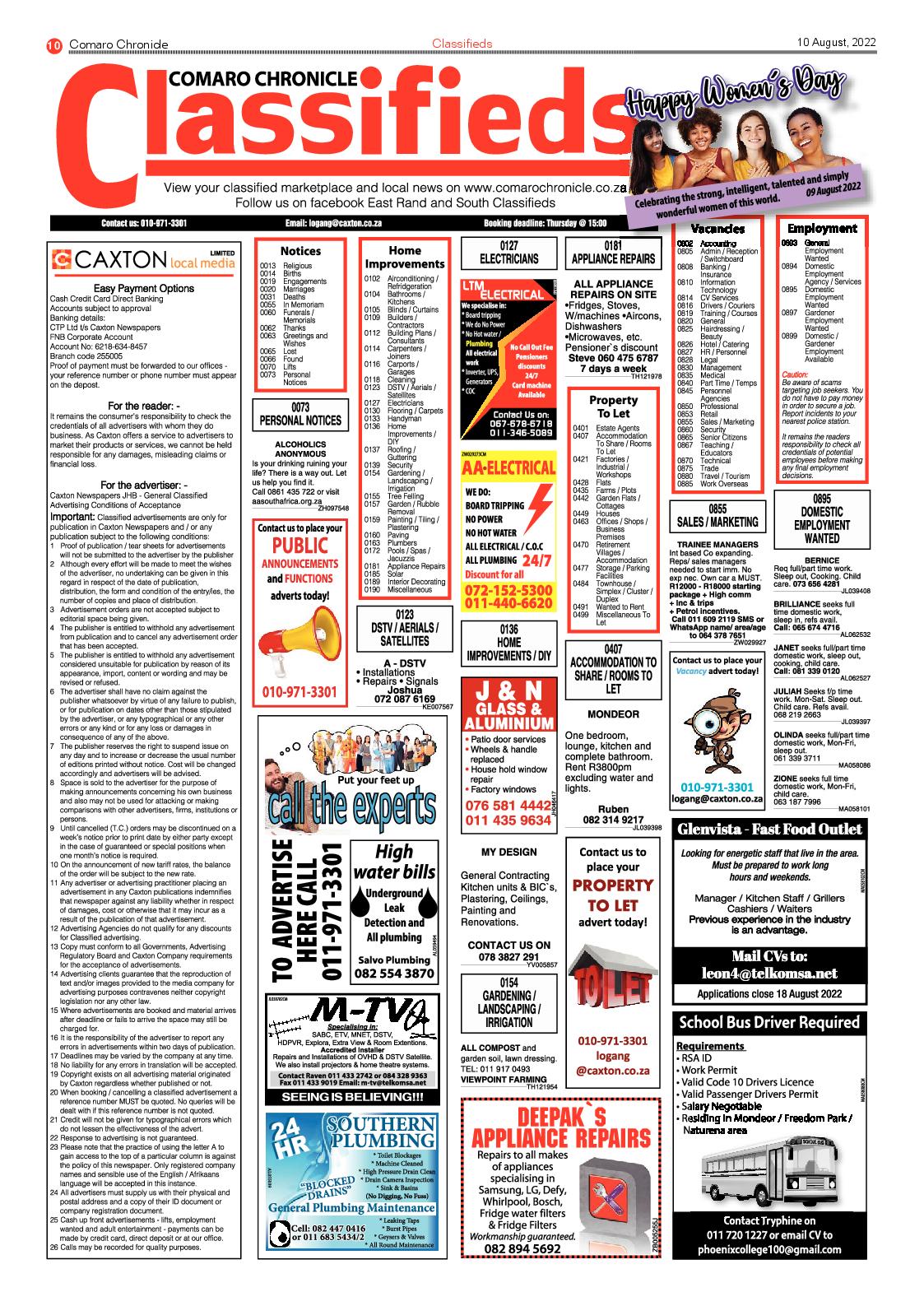 Comaro Chronicle 10 August 2022 page 11