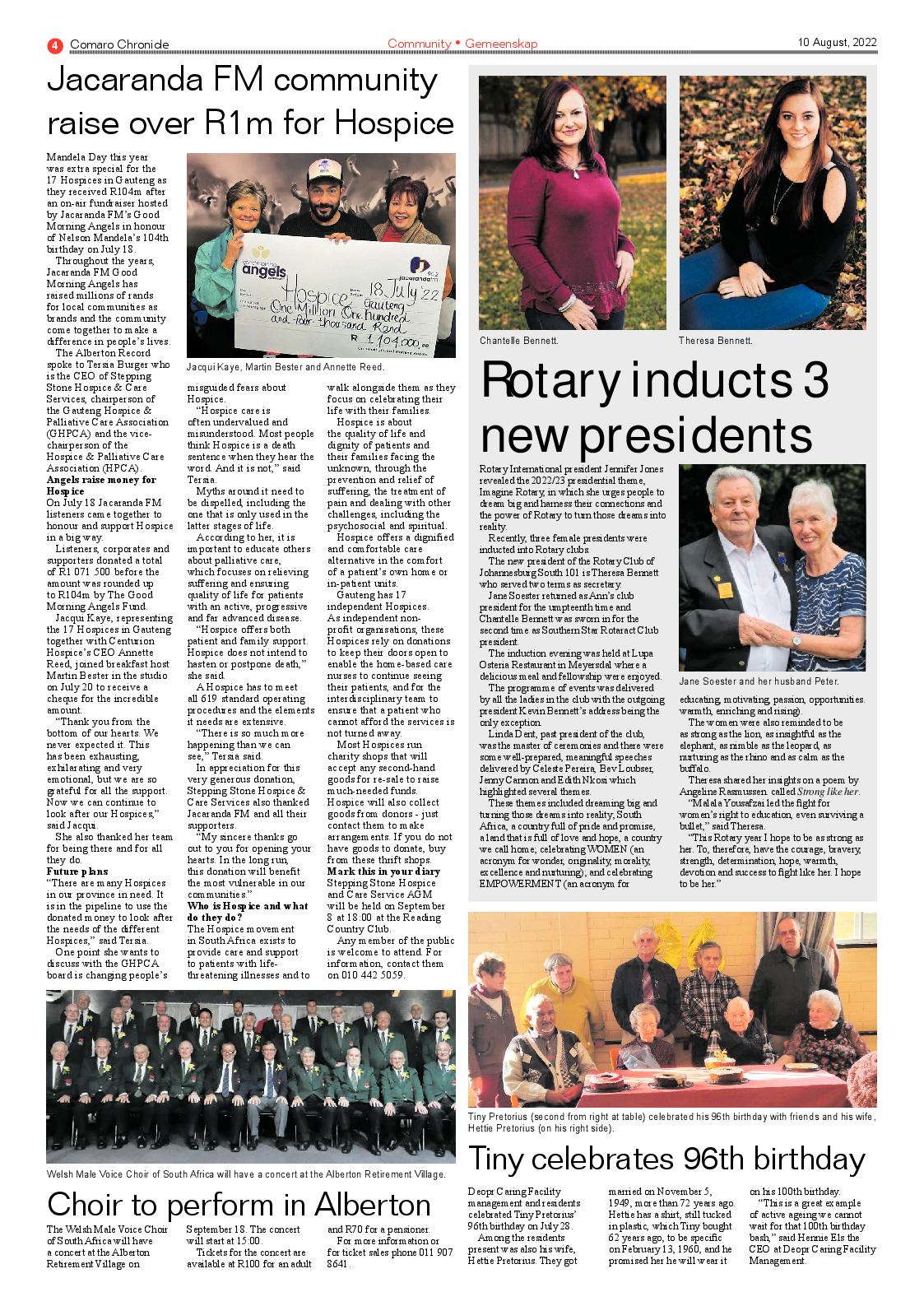 Comaro Chronicle 10 August 2022 page 6