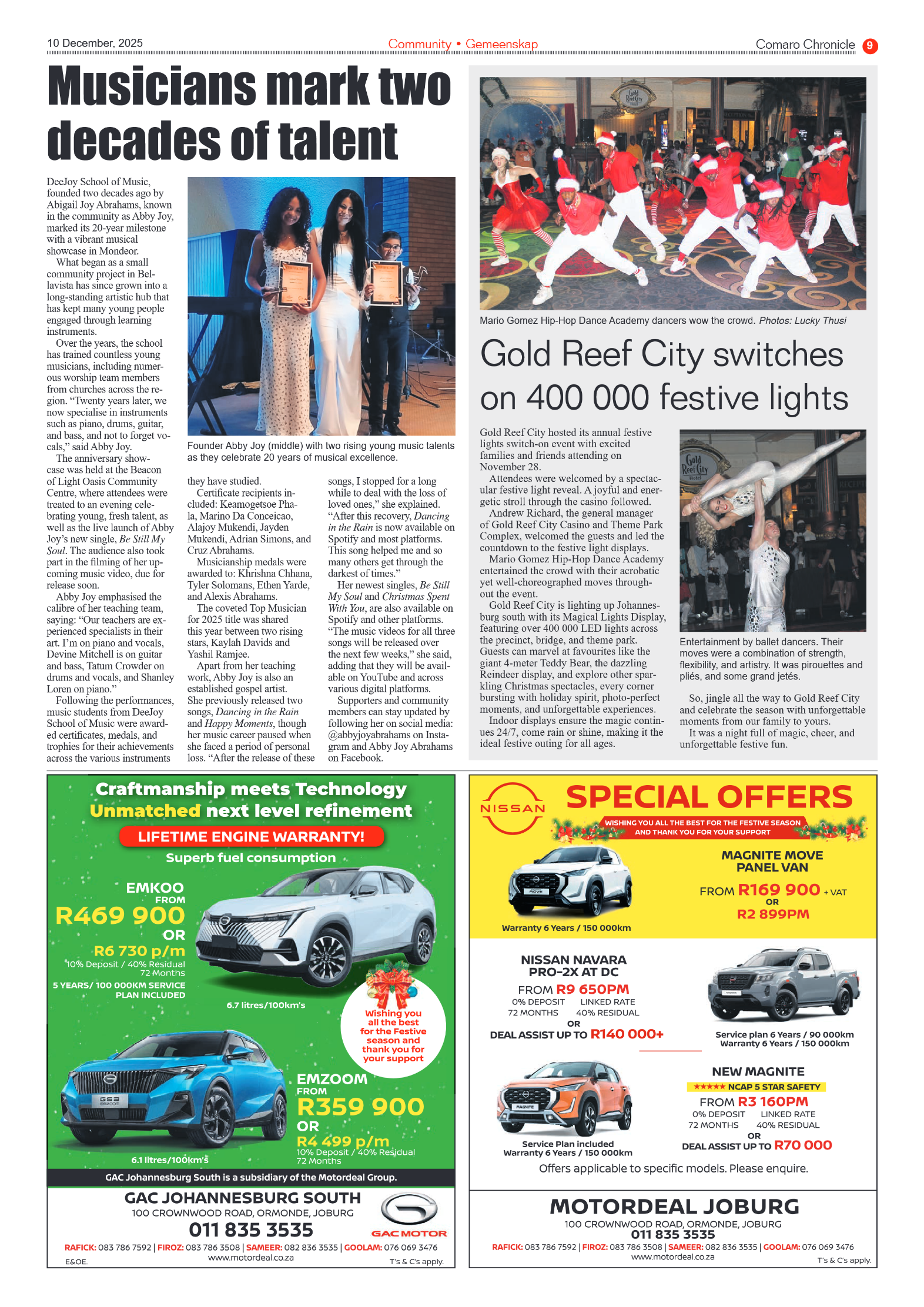Comaro Chronicle 10 December 2025 page 11