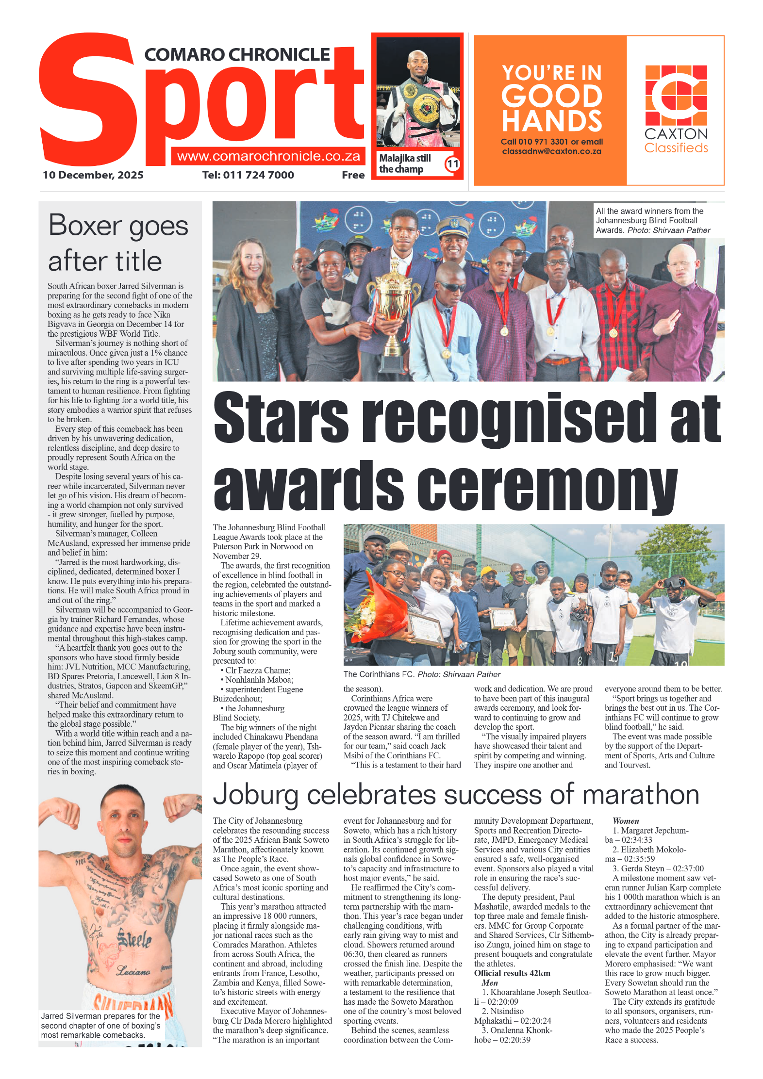 Comaro Chronicle 10 December 2025 page 14