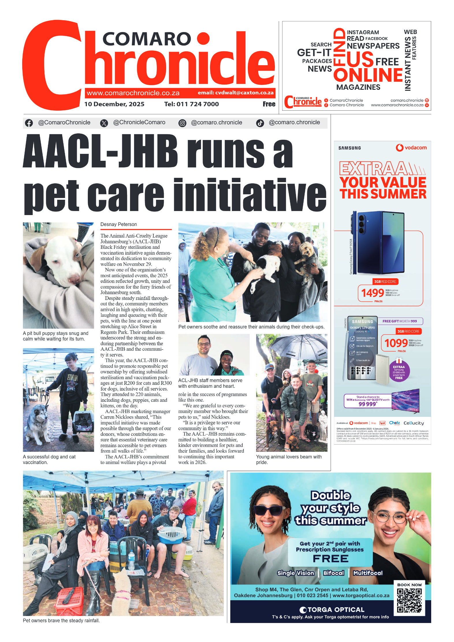 Comaro Chronicle 10 December 2025 page 3