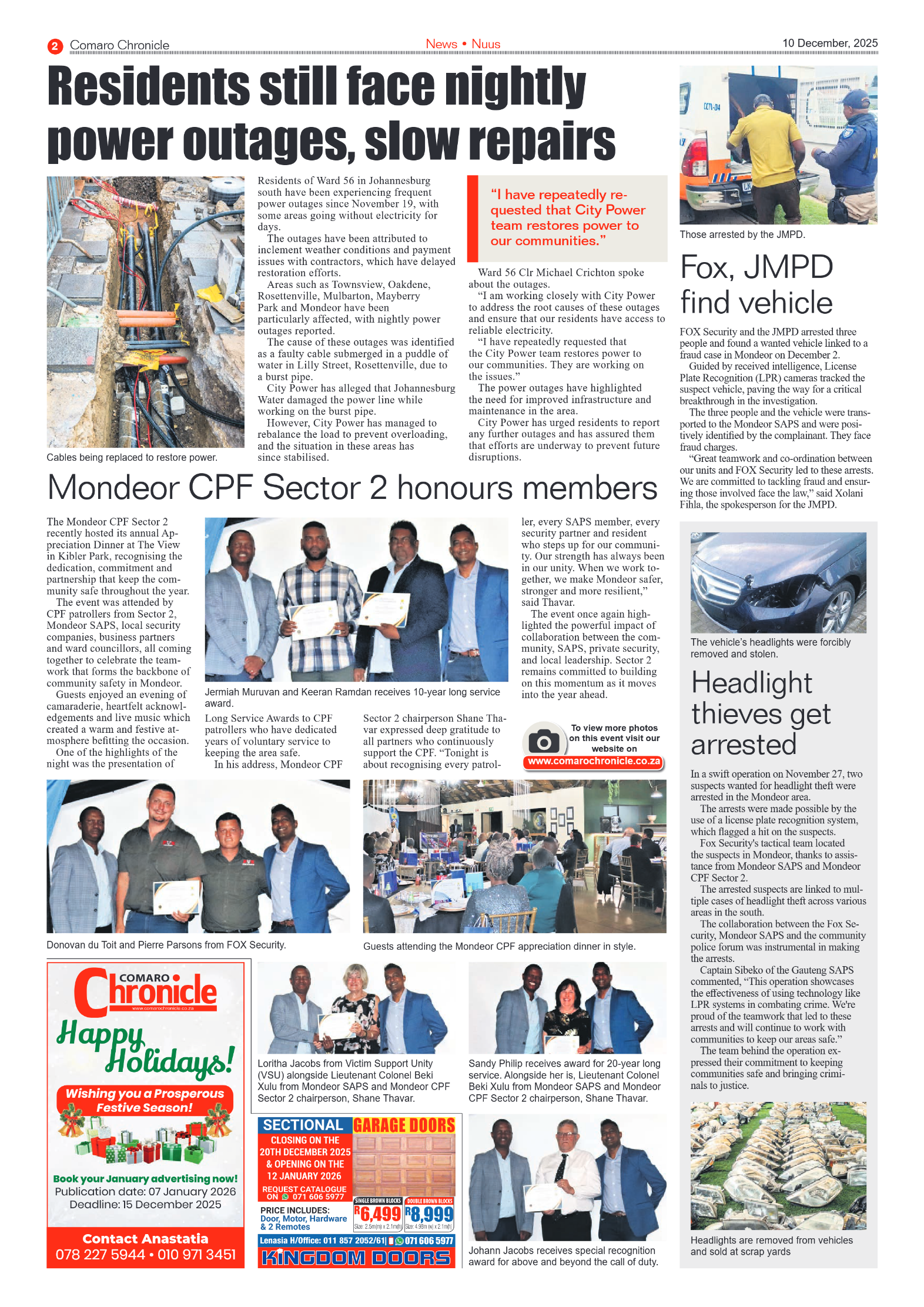Comaro Chronicle 10 December 2025 page 4
