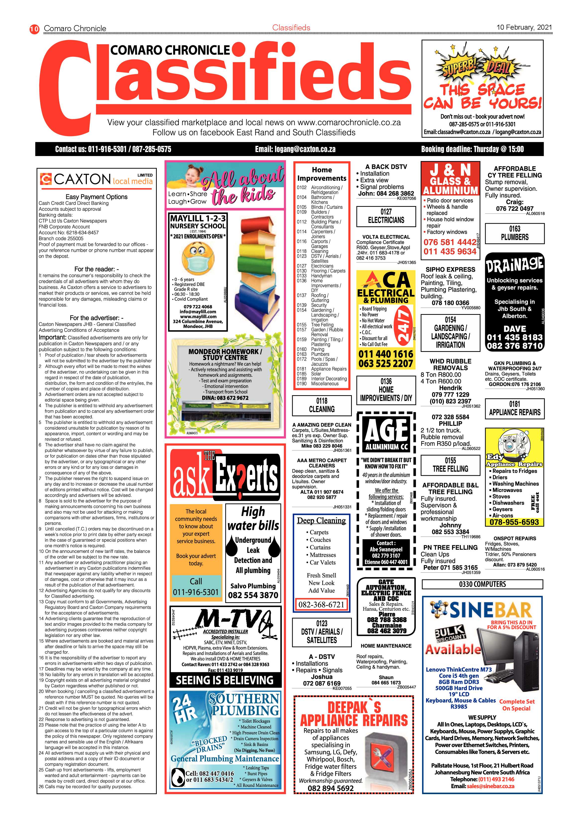 Comaro Chronicle 10 Febrauary 2021 page 10