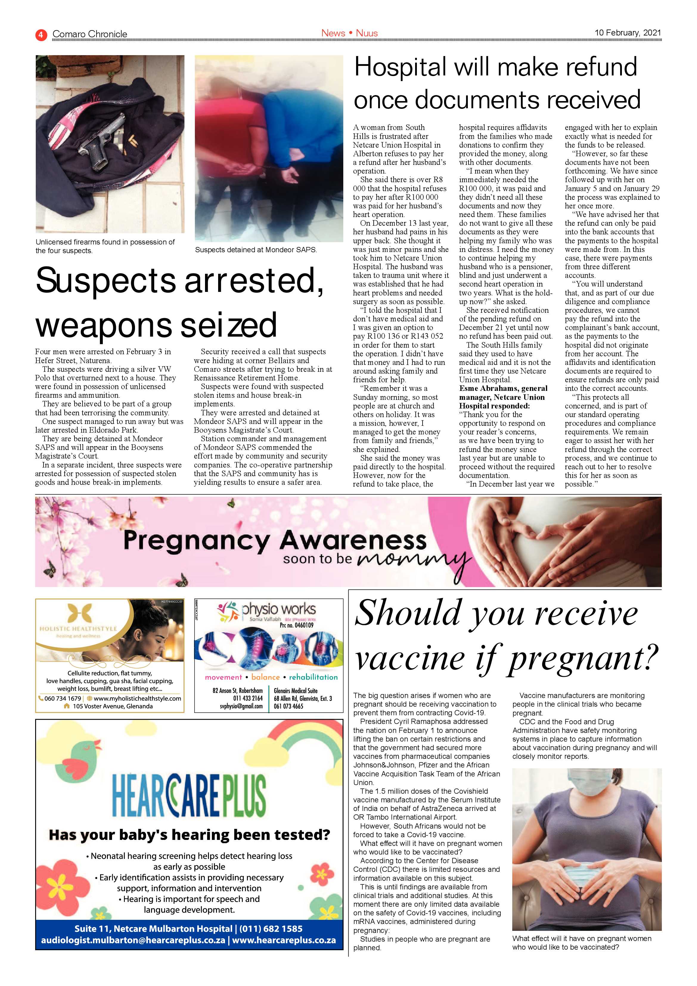 Comaro Chronicle 10 Febrauary 2021 page 4