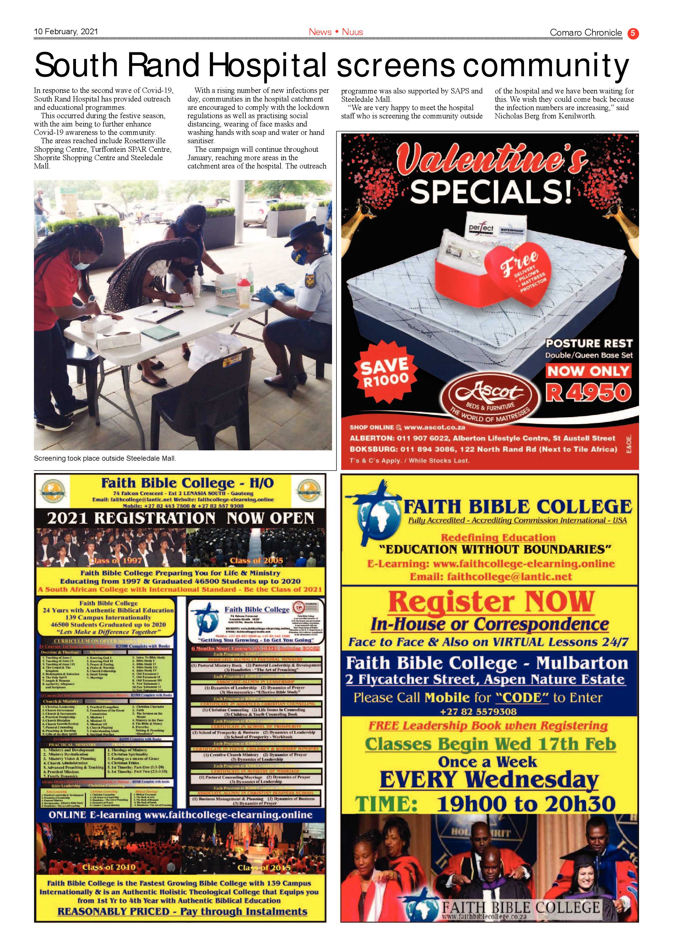 Comaro Chronicle 10 Febrauary 2021 page 5
