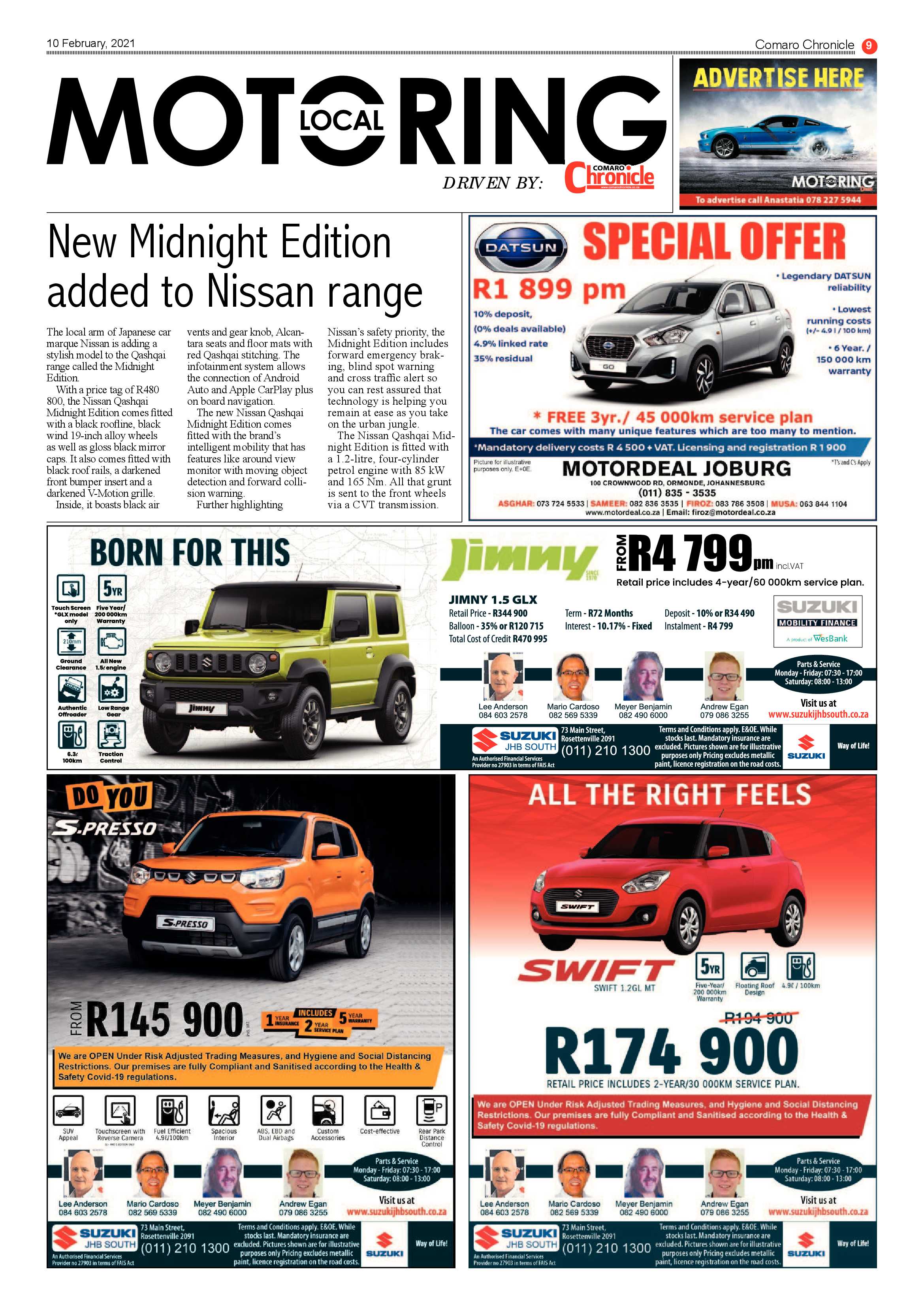 Comaro Chronicle 10 Febrauary 2021 page 9