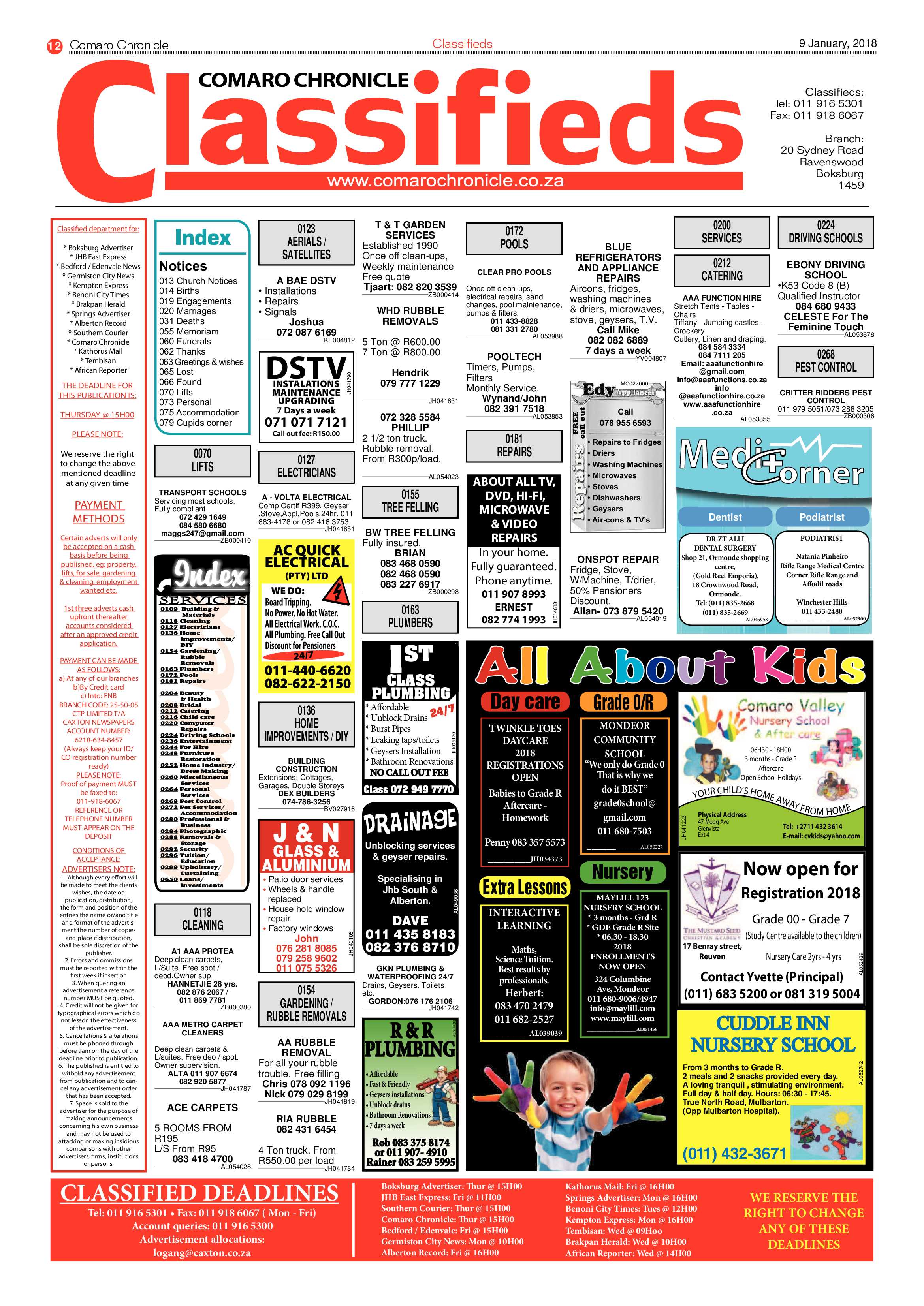 Comaro Chronicle 10 January 2018 page 12