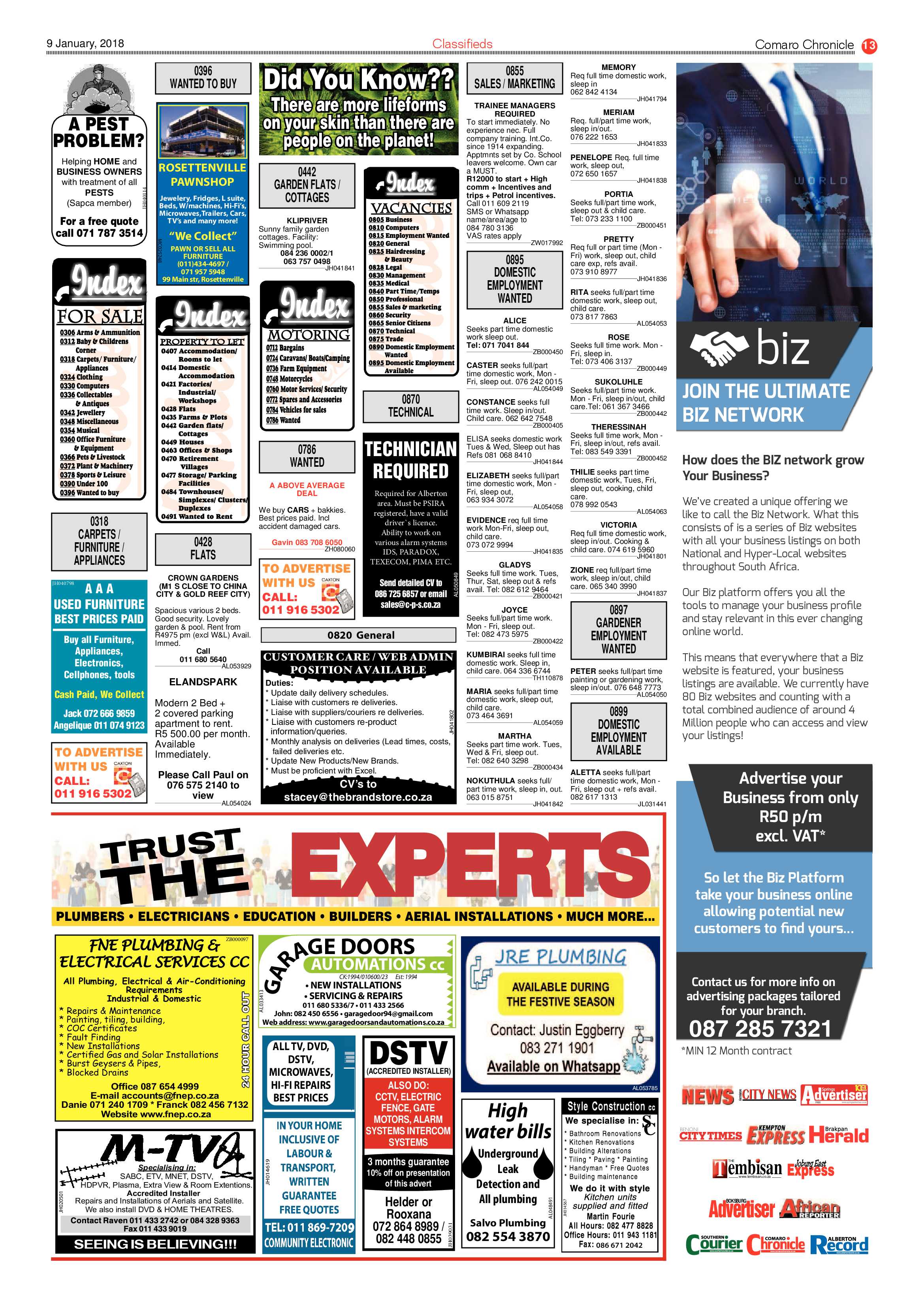 Comaro Chronicle 10 January 2018 page 13