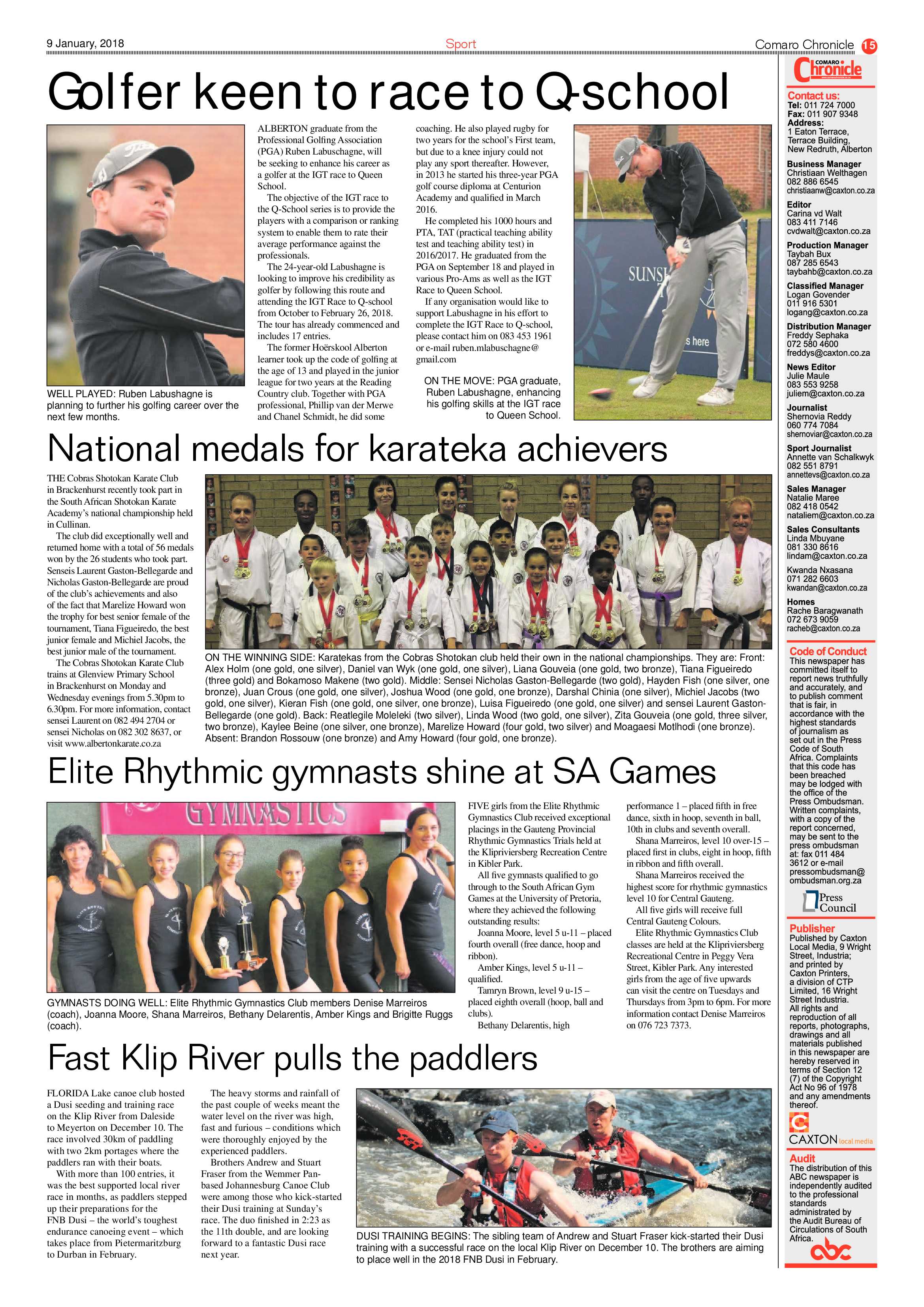 Comaro Chronicle 10 January 2018 page 15