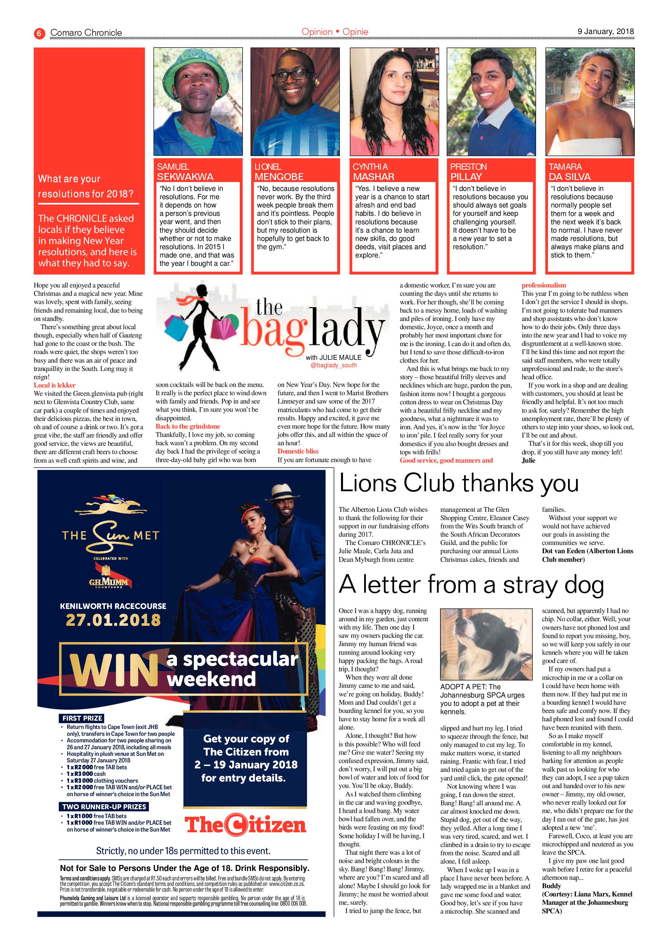 Comaro Chronicle 10 January 2018 page 6