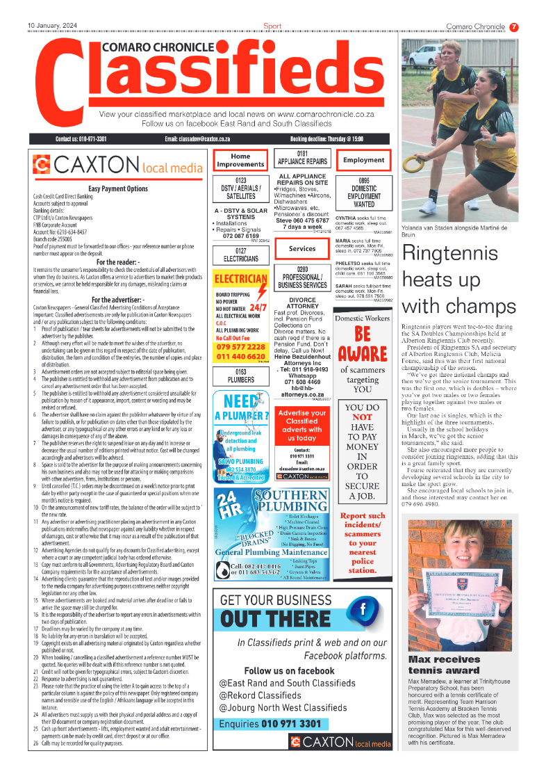 Comaro Chronicle 10 January 2024 page 7