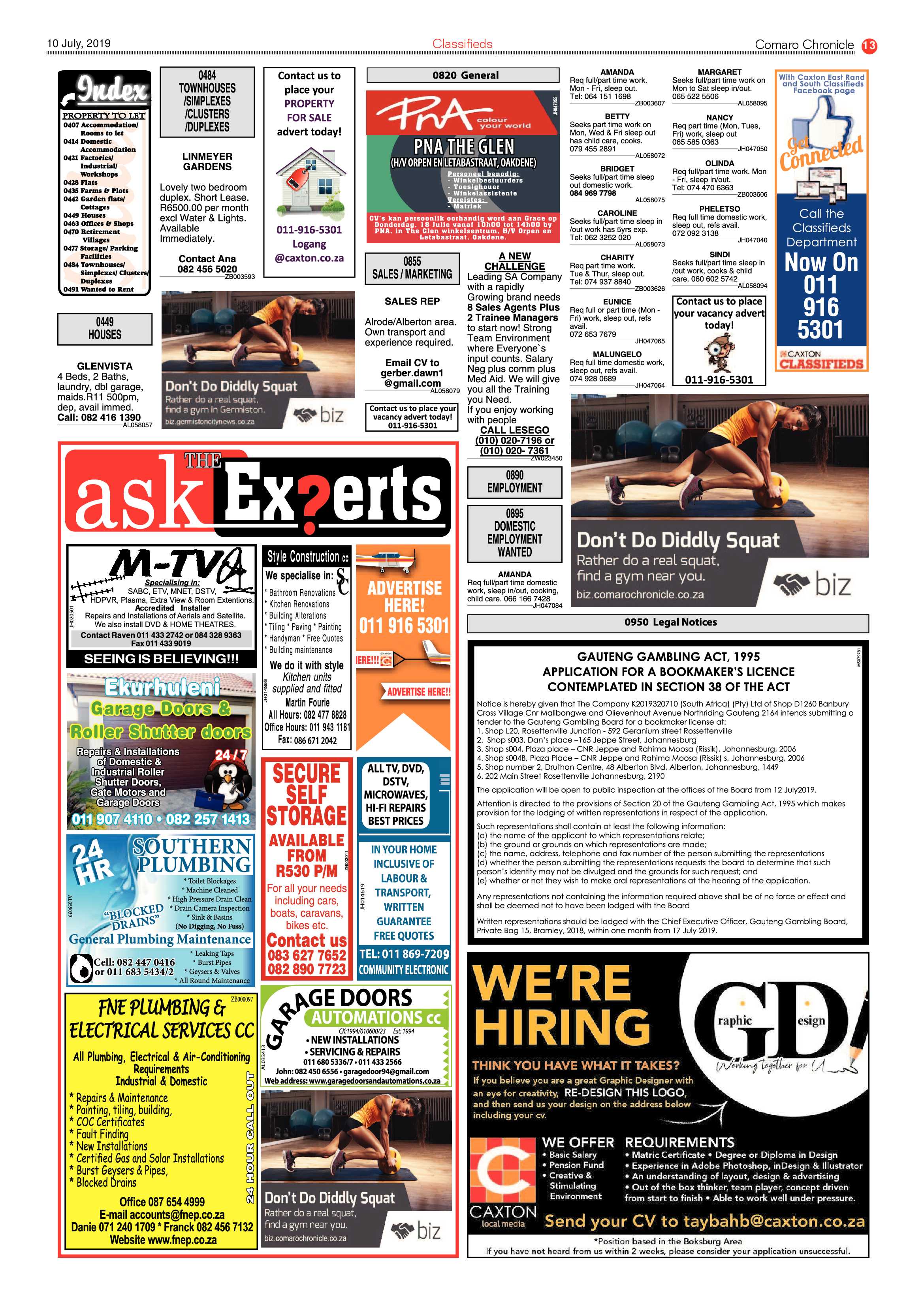 Comaro Chronicle 10 July 2019 page 13