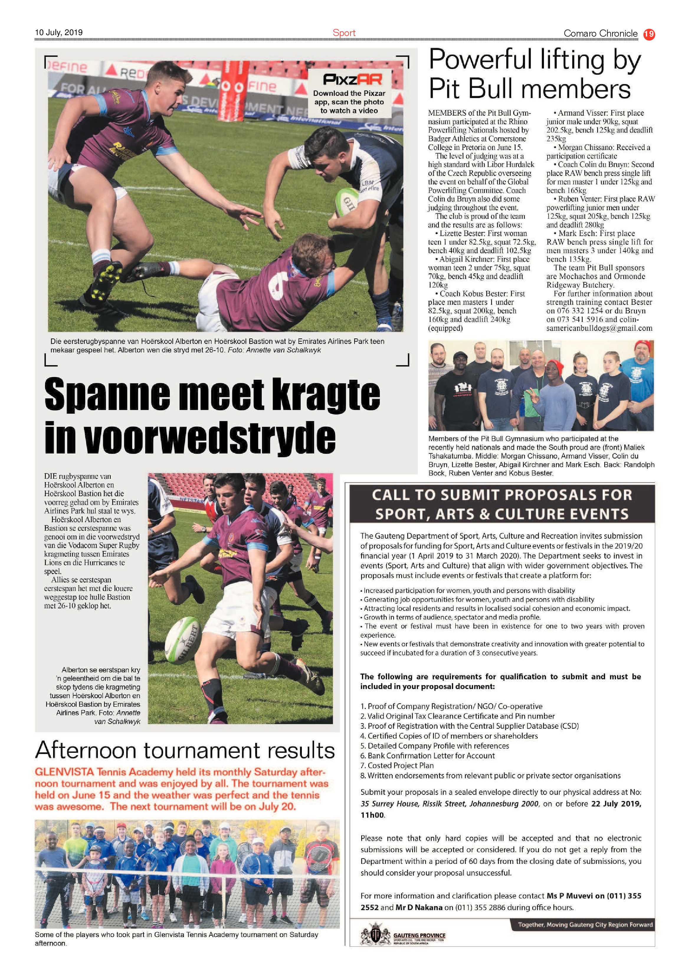 Comaro Chronicle 10 July 2019 page 19