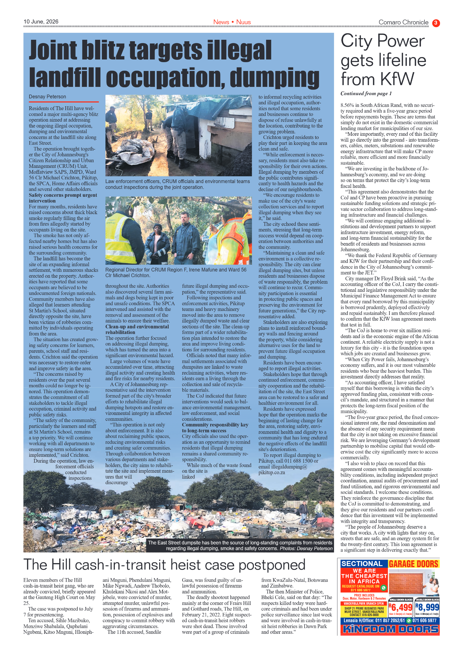 Comaro Chronicle 10 June 2026 page 5