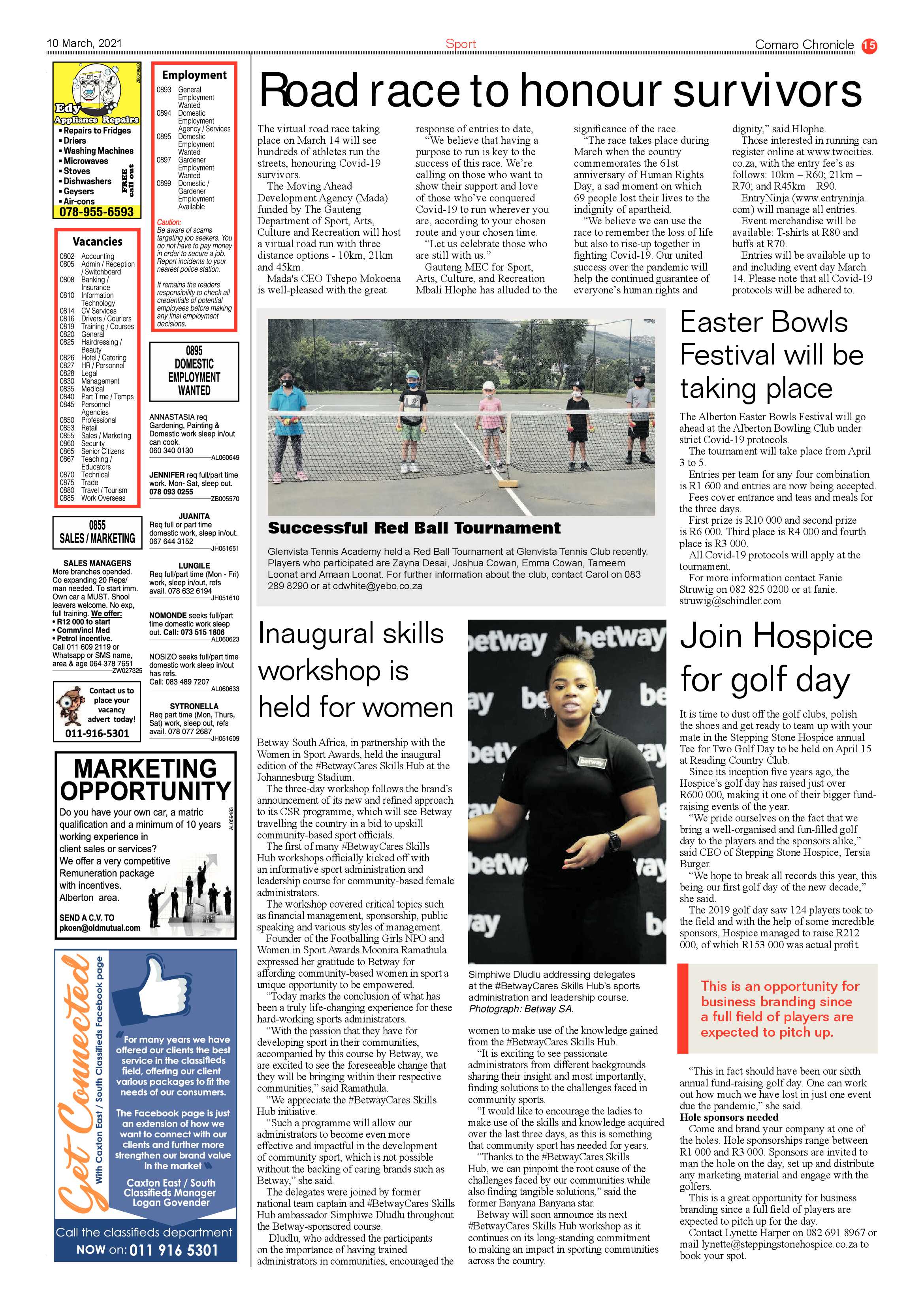 Comaro Chronicle 10 March 2021 page 15