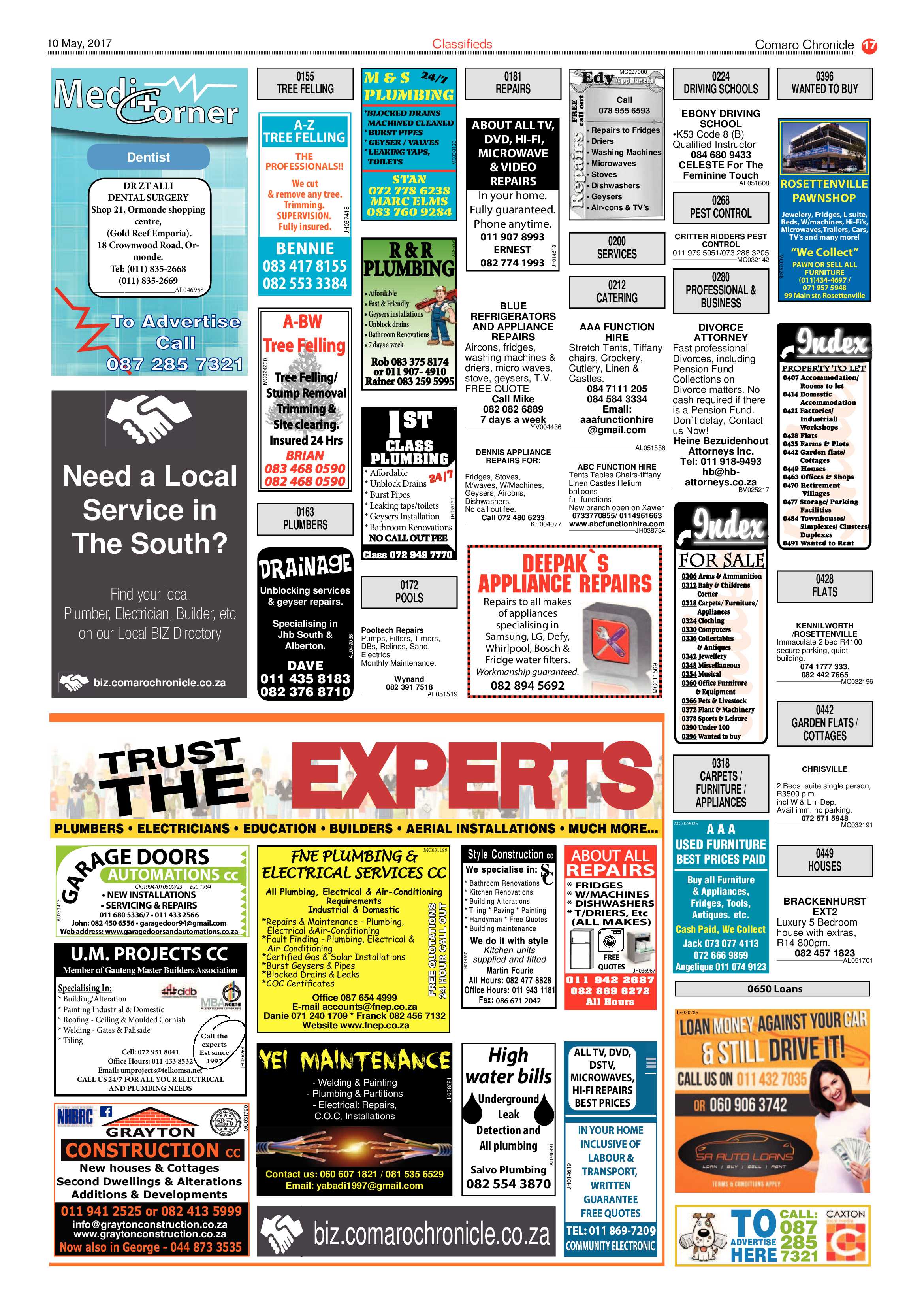 Comaro Chronicle 10 May 2017 page 17