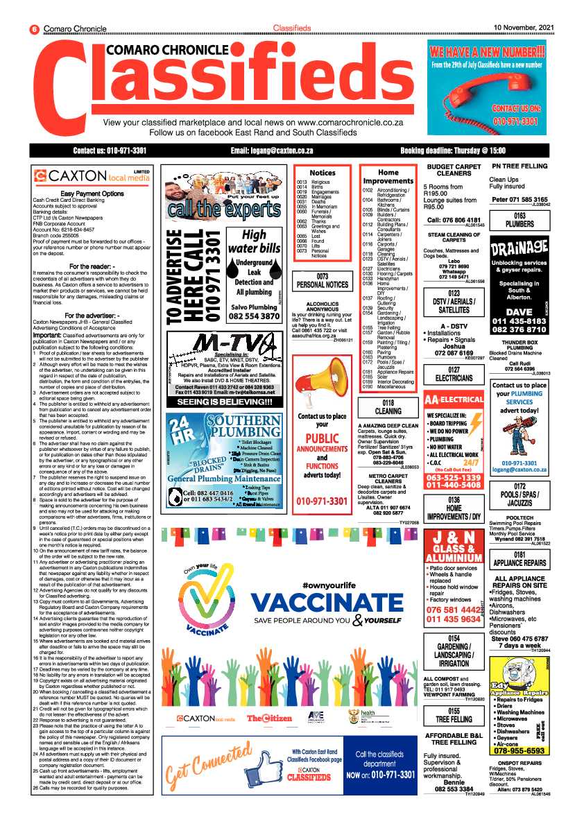 Comaro Chronicle 10 November 2021 page 8