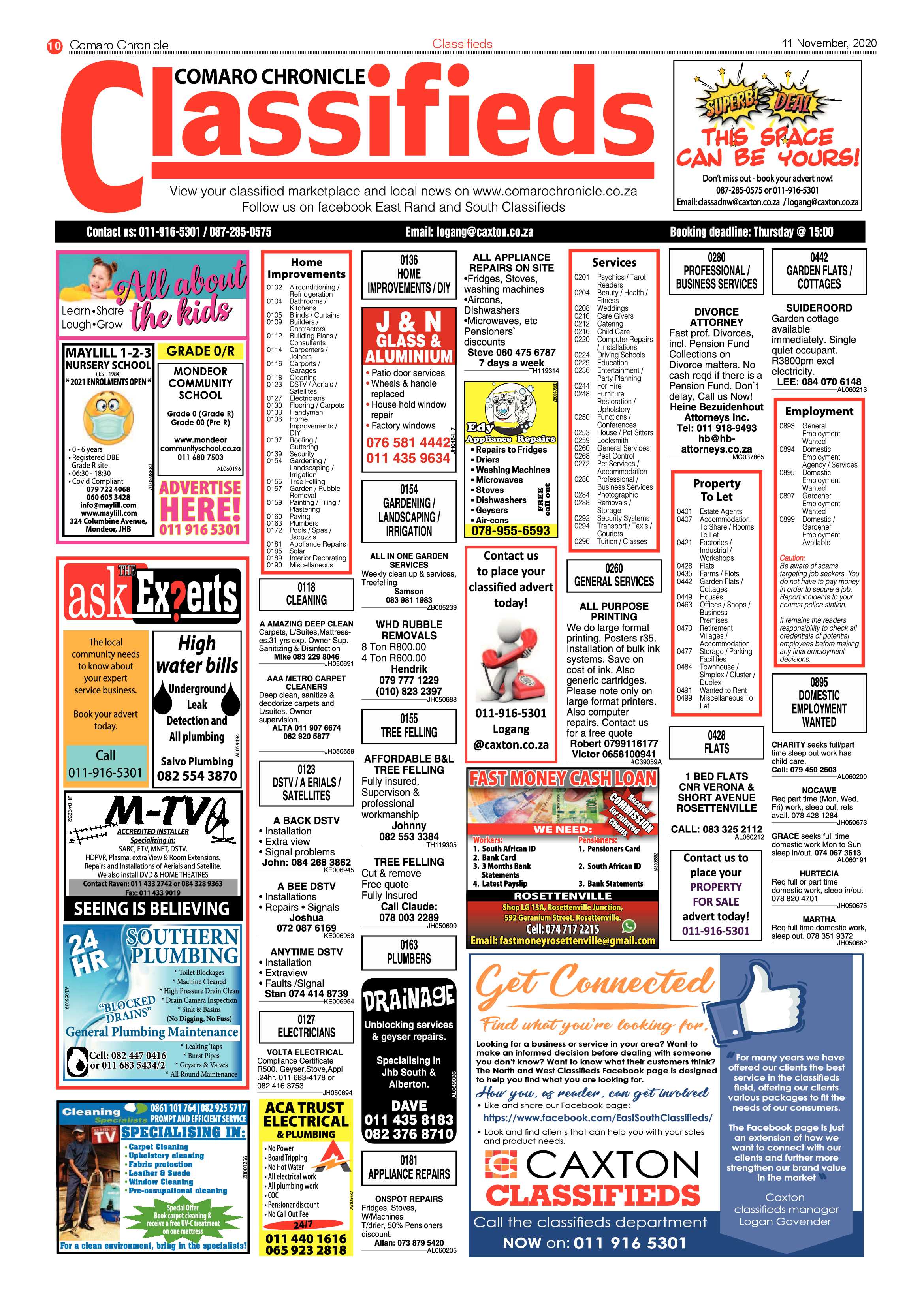 Comaro Chronicle 10 November  2020 page 10