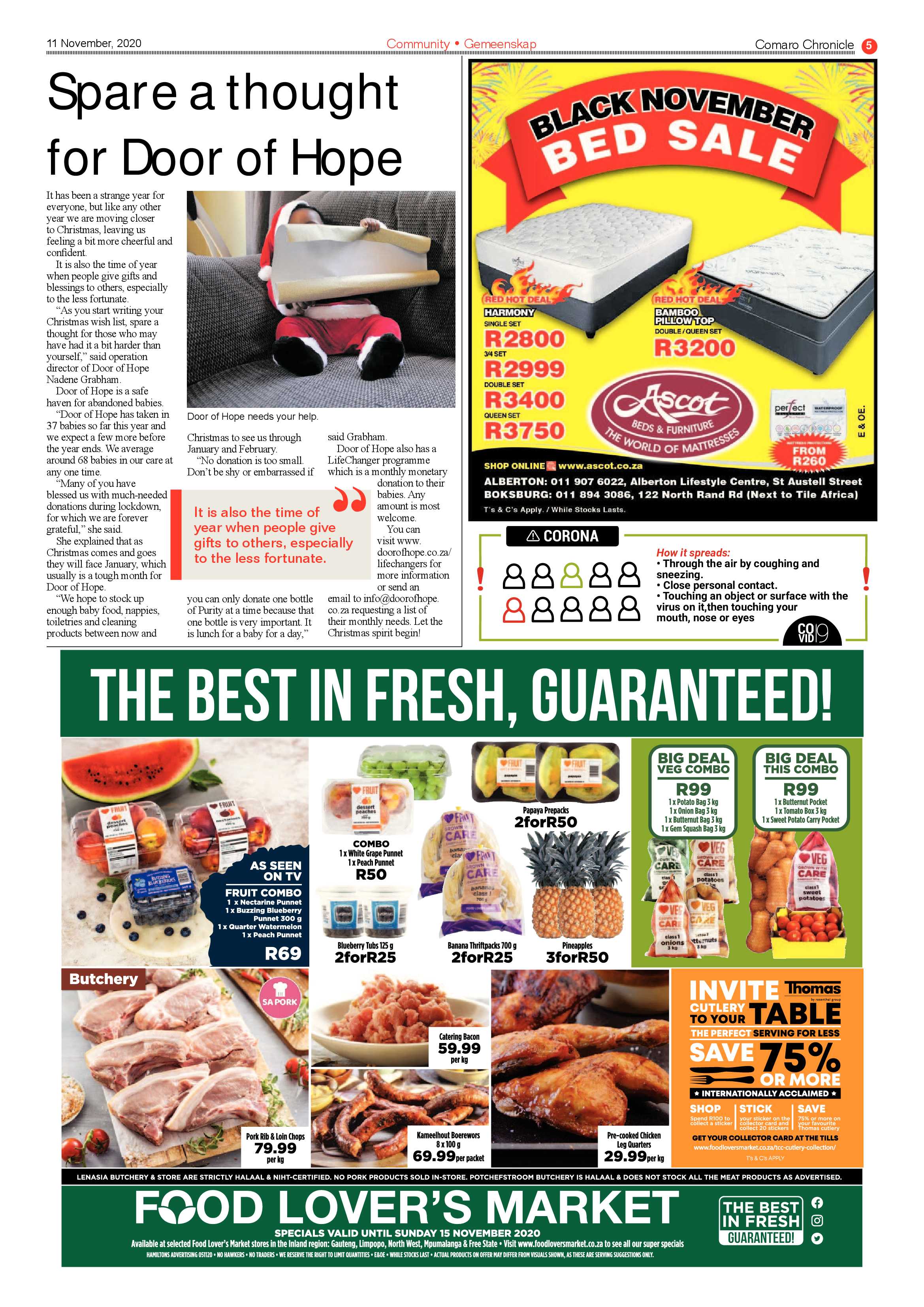 Comaro Chronicle 10 November  2020 page 5