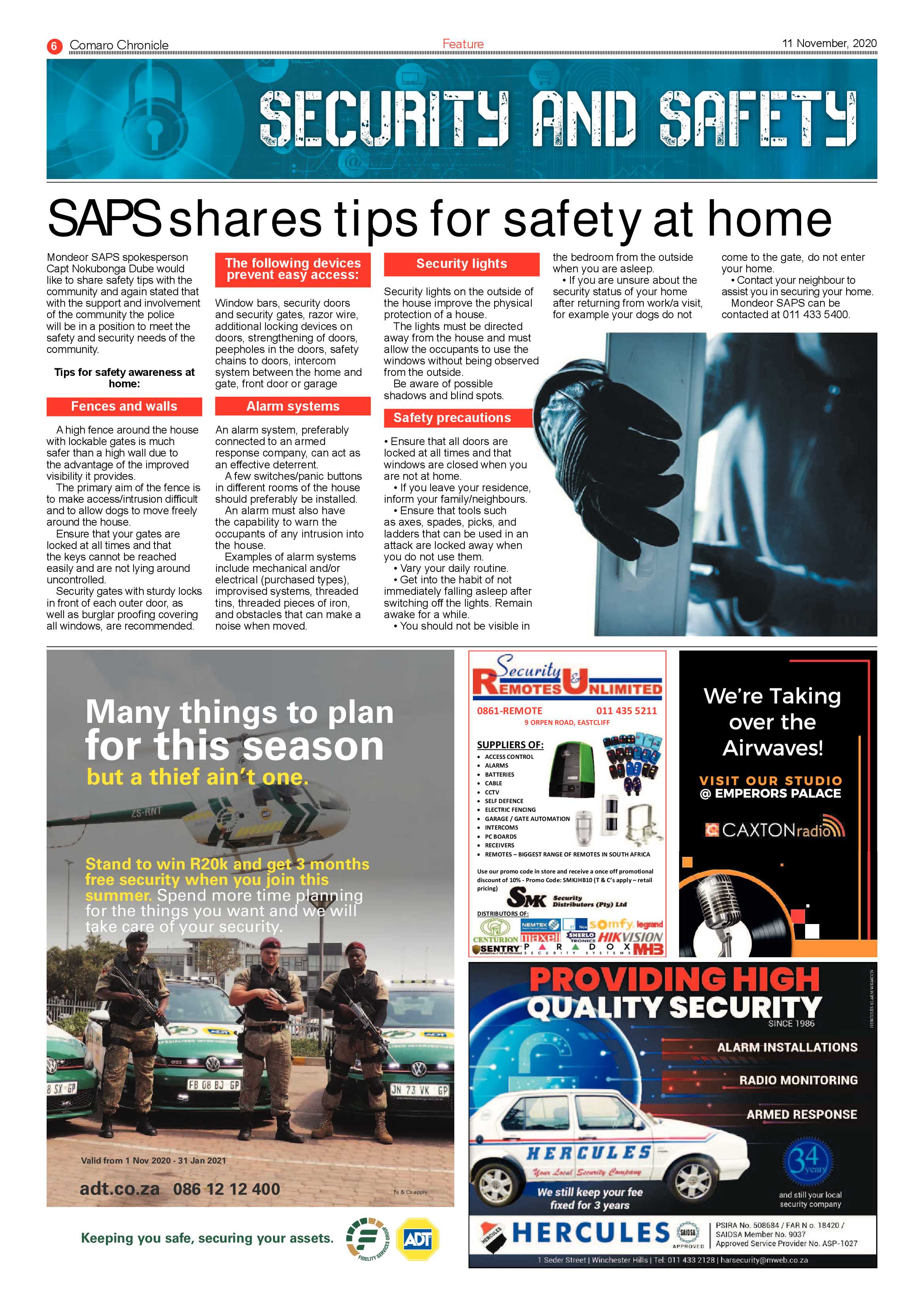 Comaro Chronicle 10 November  2020 page 6