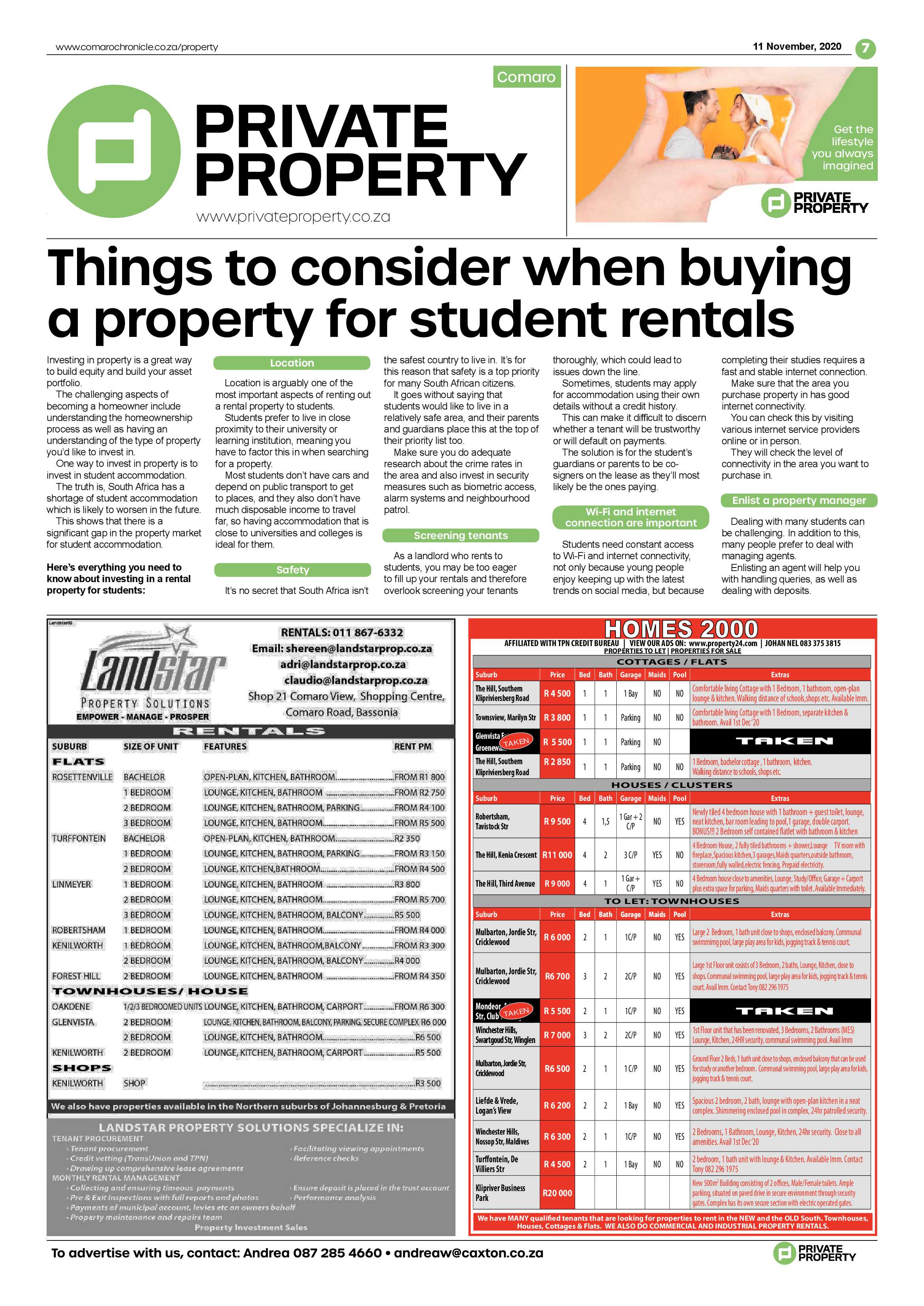 Comaro Chronicle 10 November  2020 page 7