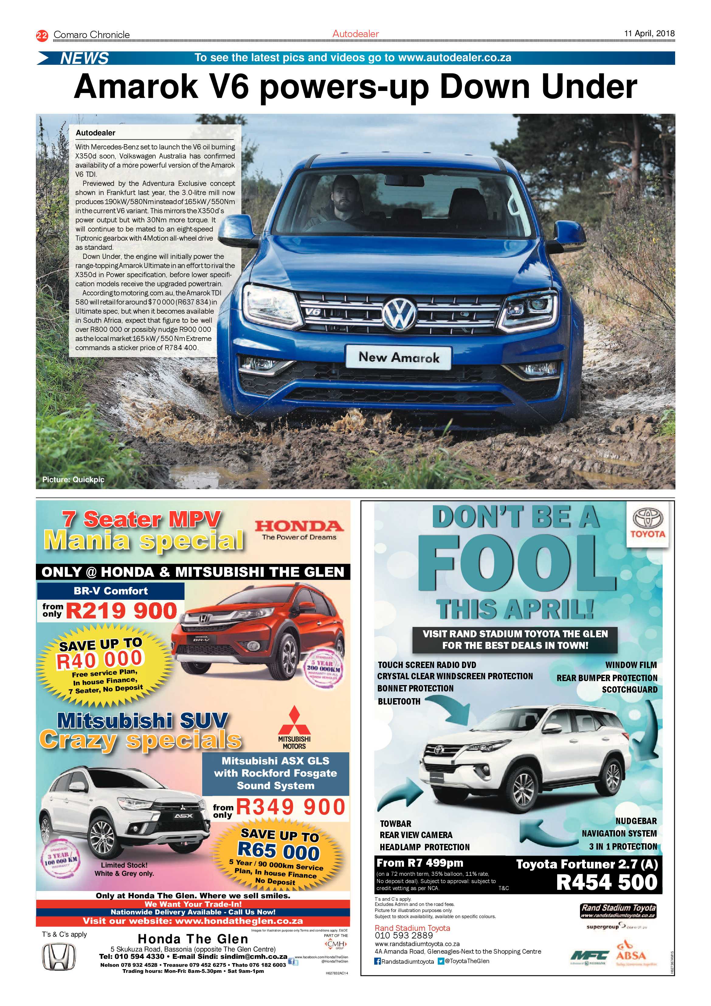 Comaro Chronicle 11 April 2018 page 22