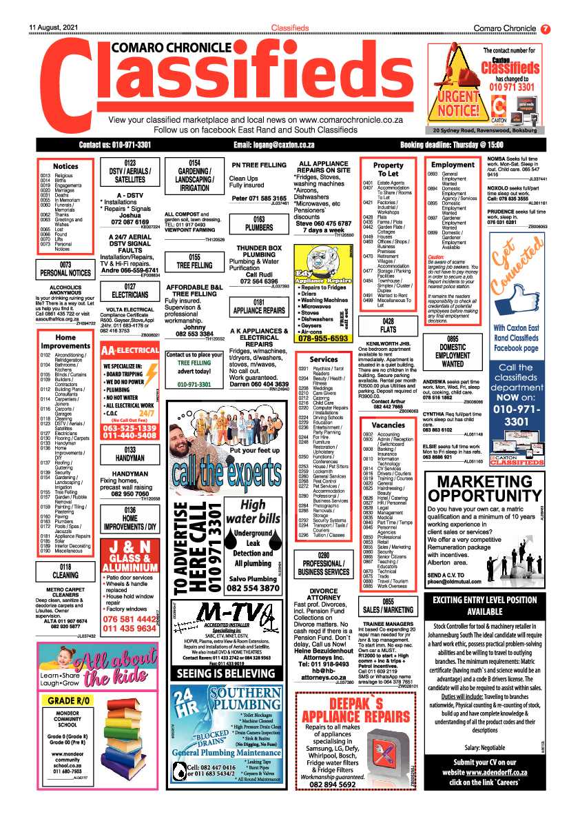 Comaro Chronicle 11 August 2021 page 7