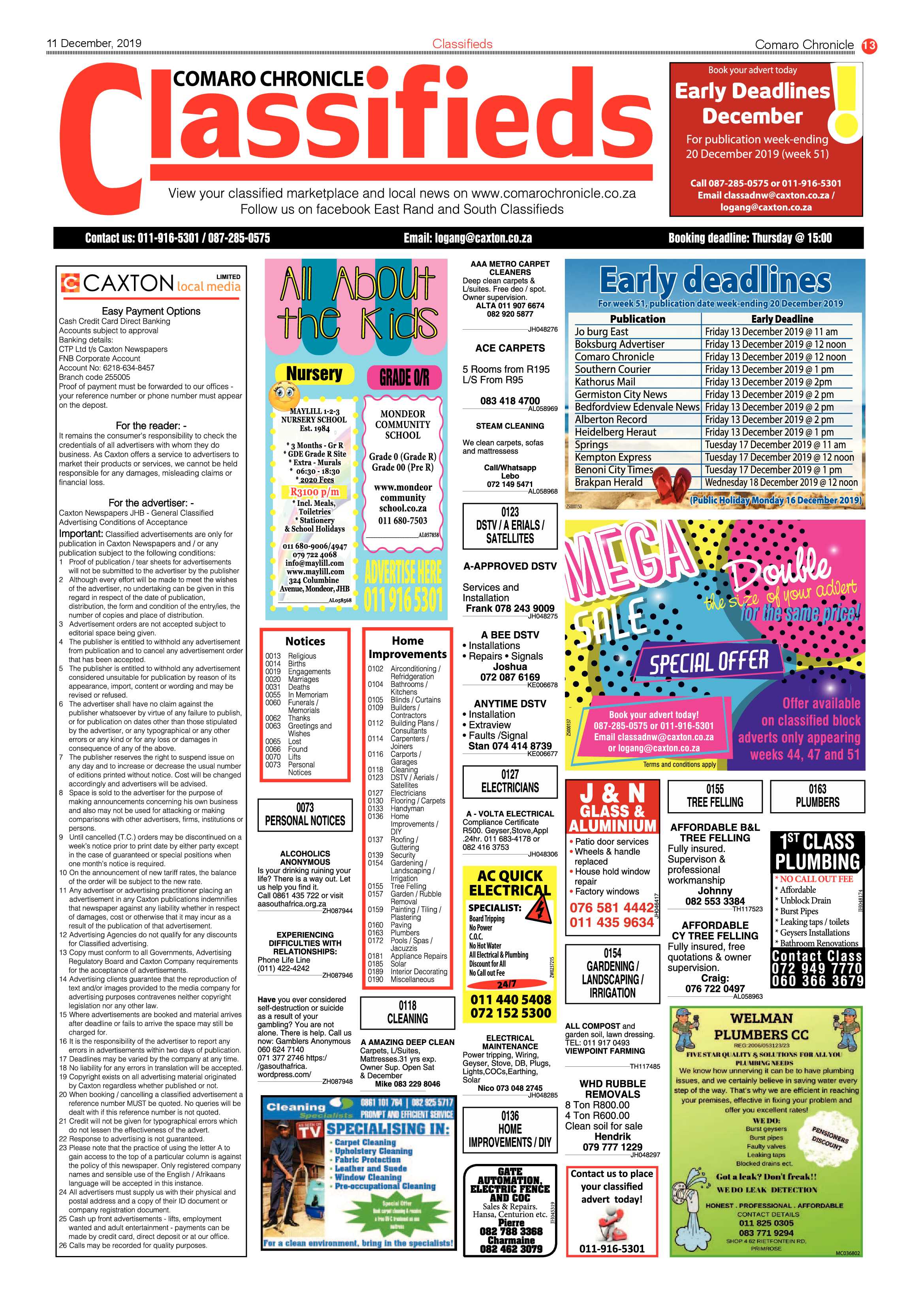 Comaro Chronicle 11 December 2019 page 13