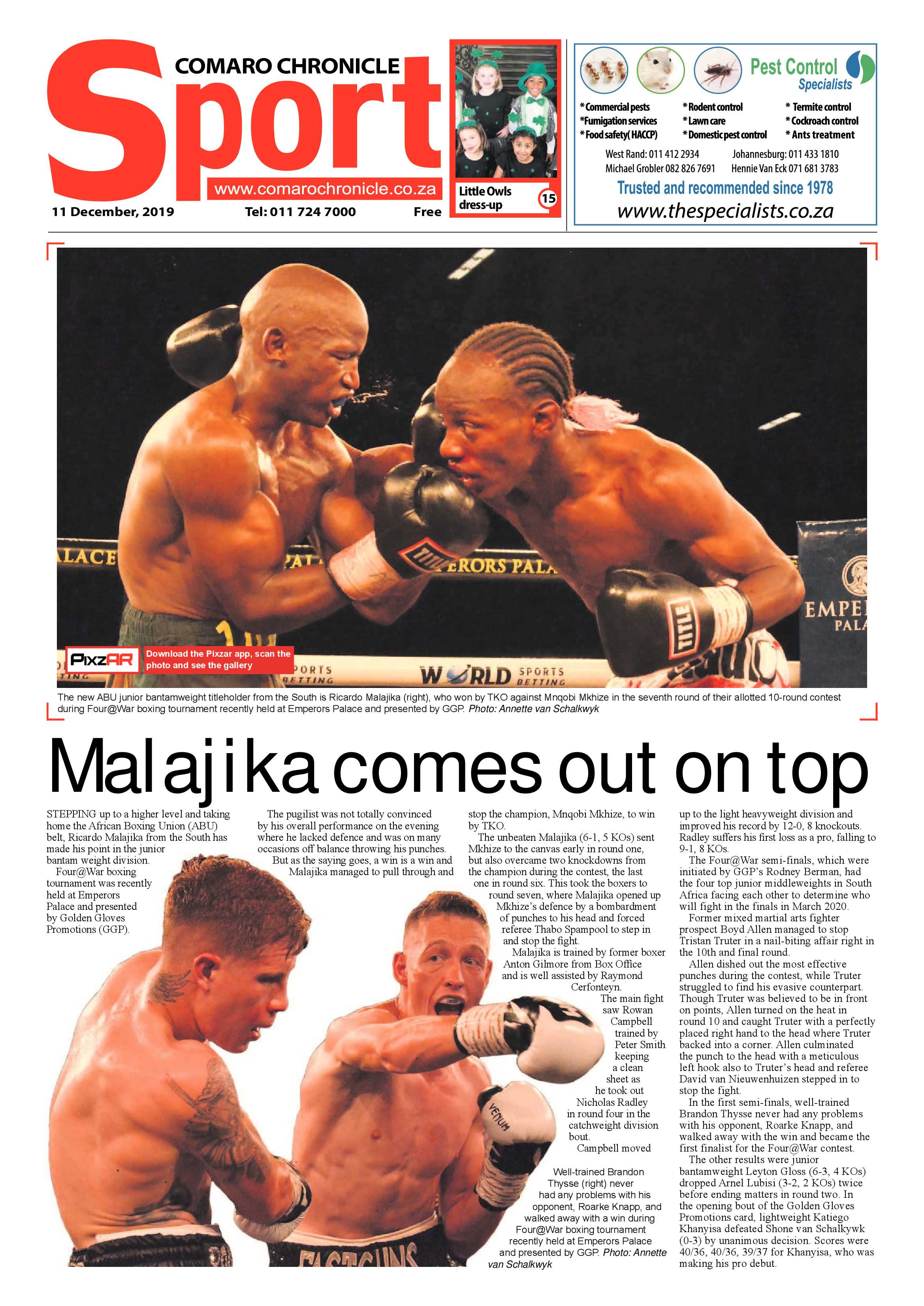 Comaro Chronicle 11 December 2019 page 16