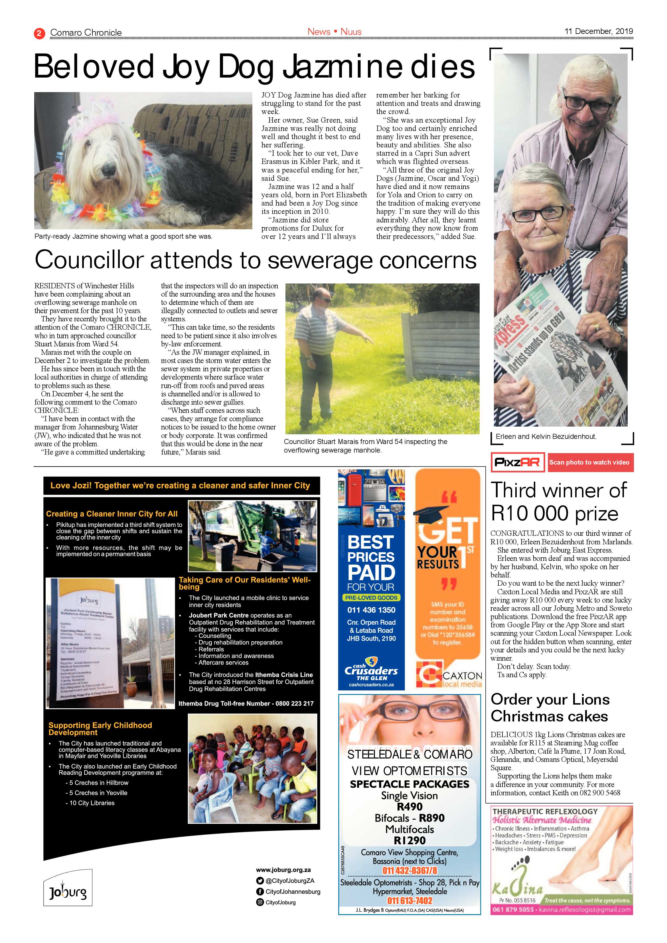 Comaro Chronicle 11 December 2019 page 2