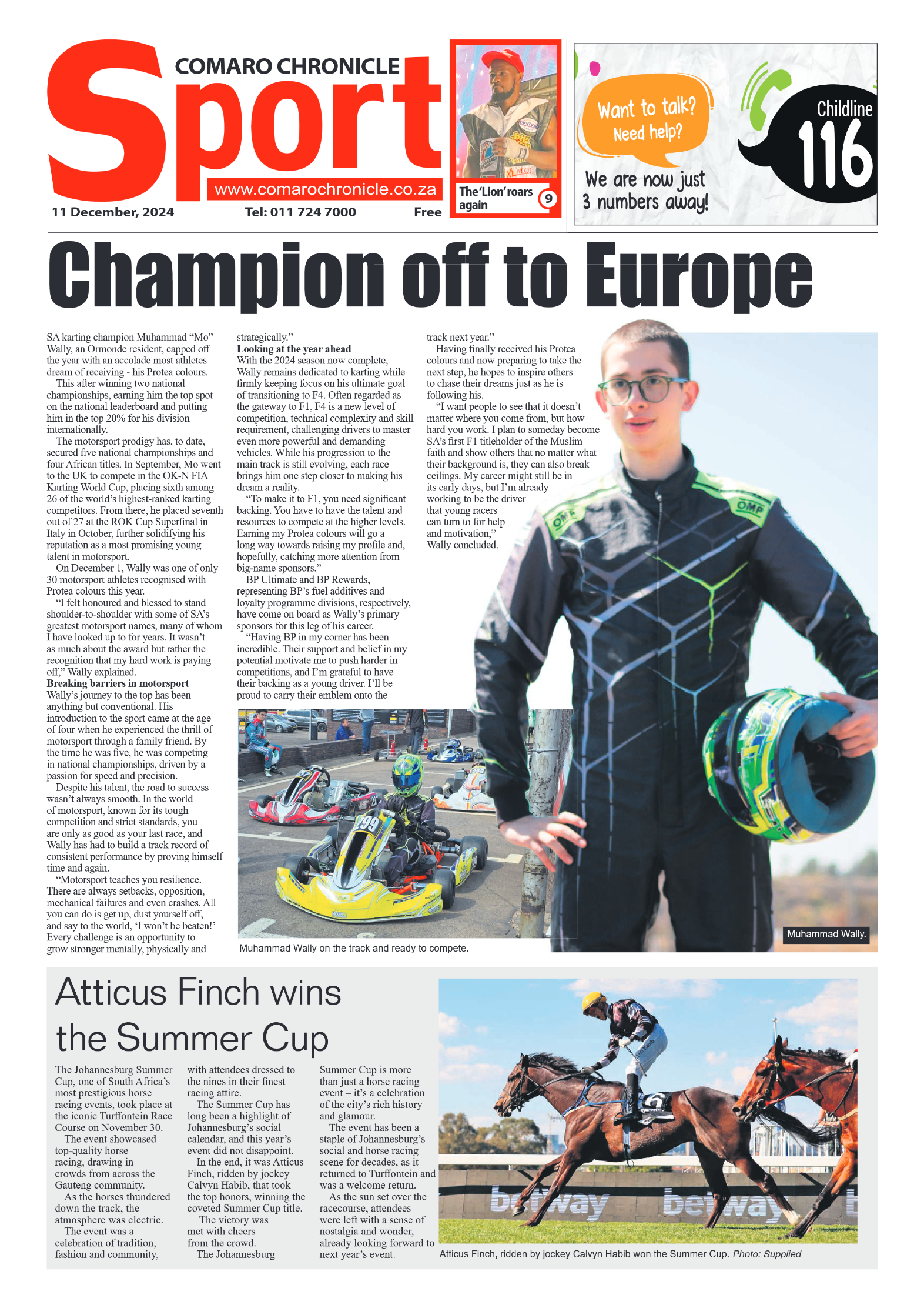 Comaro Chronicle 11 December 2024 page 12