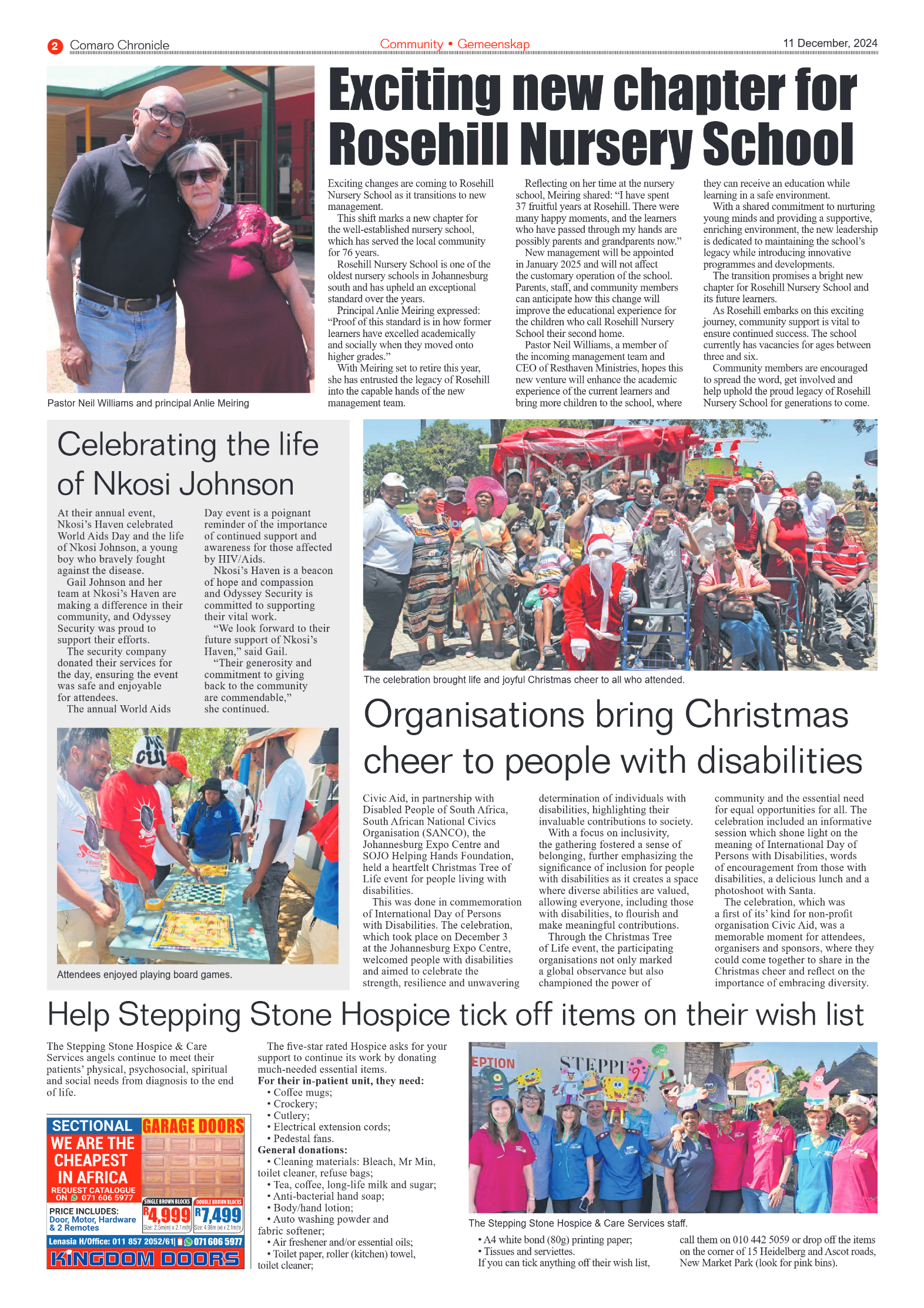 Comaro Chronicle 11 December 2024 page 4