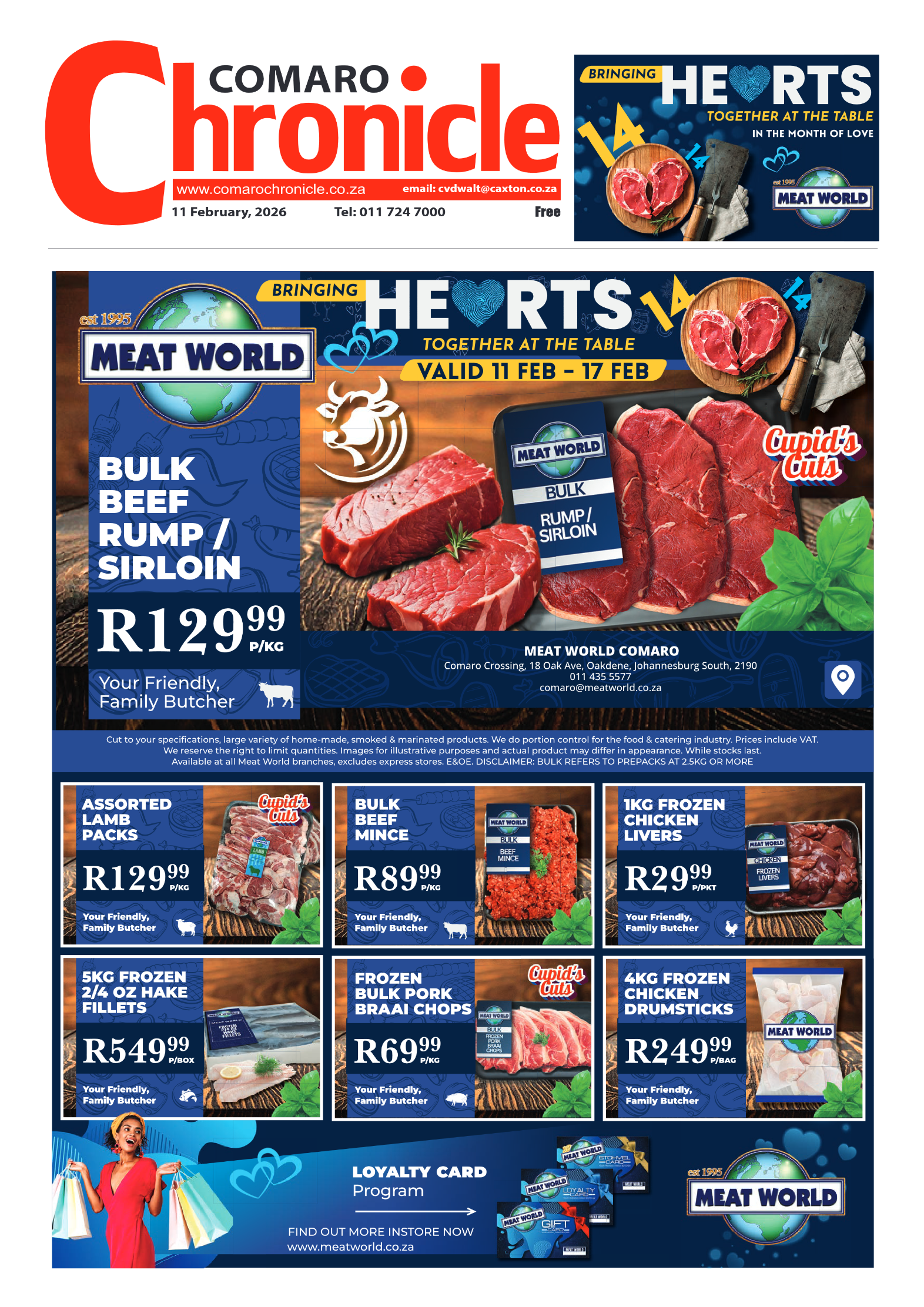 Comaro Chronicle 11 February 2026 page 1