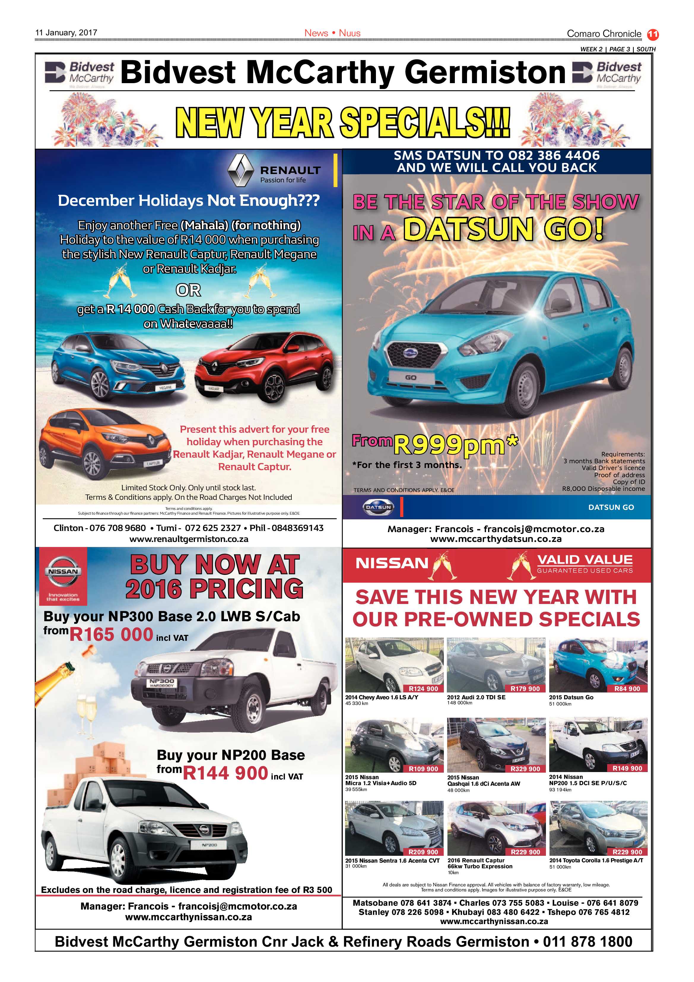 Comaro Chronicle 11 January 2017 page 11