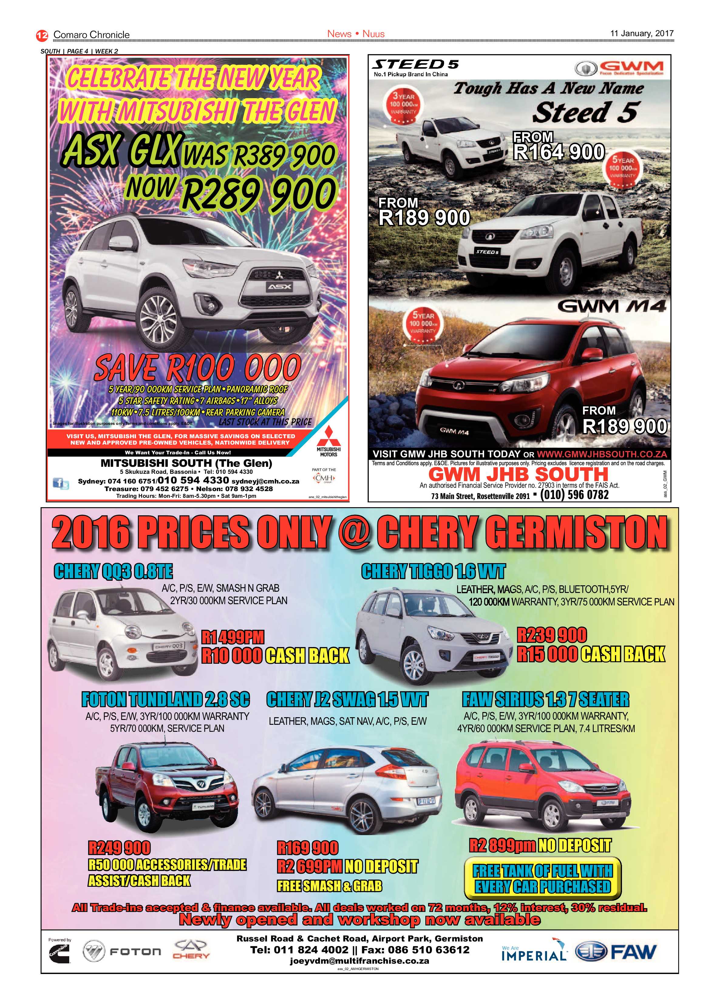 Comaro Chronicle 11 January 2017 page 12