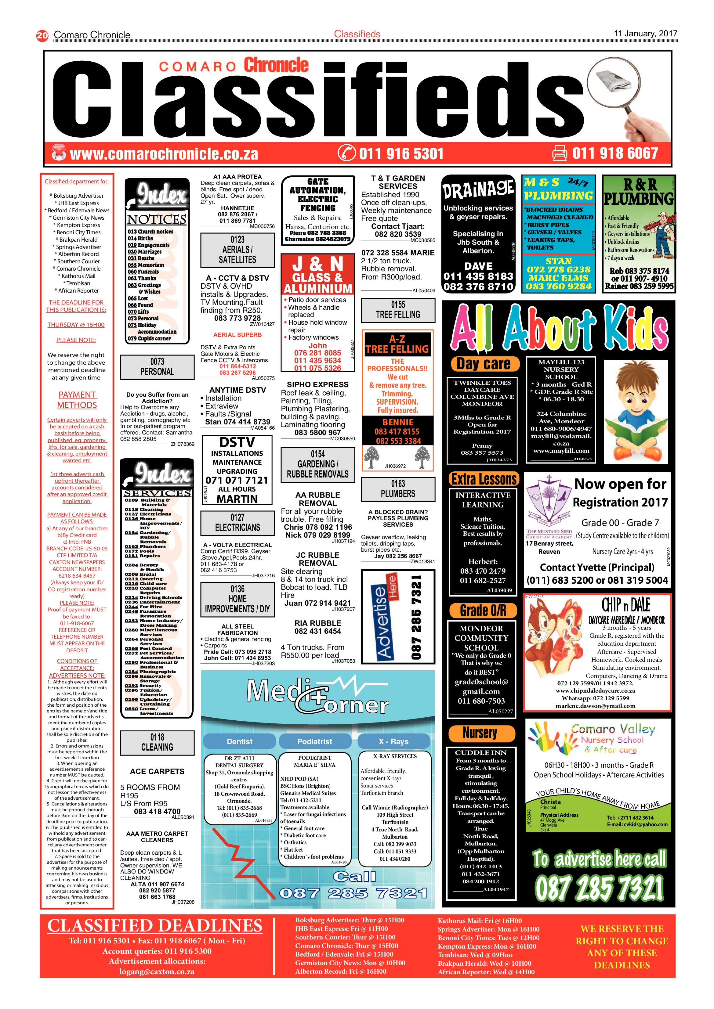 Comaro Chronicle 11 January 2017 page 20