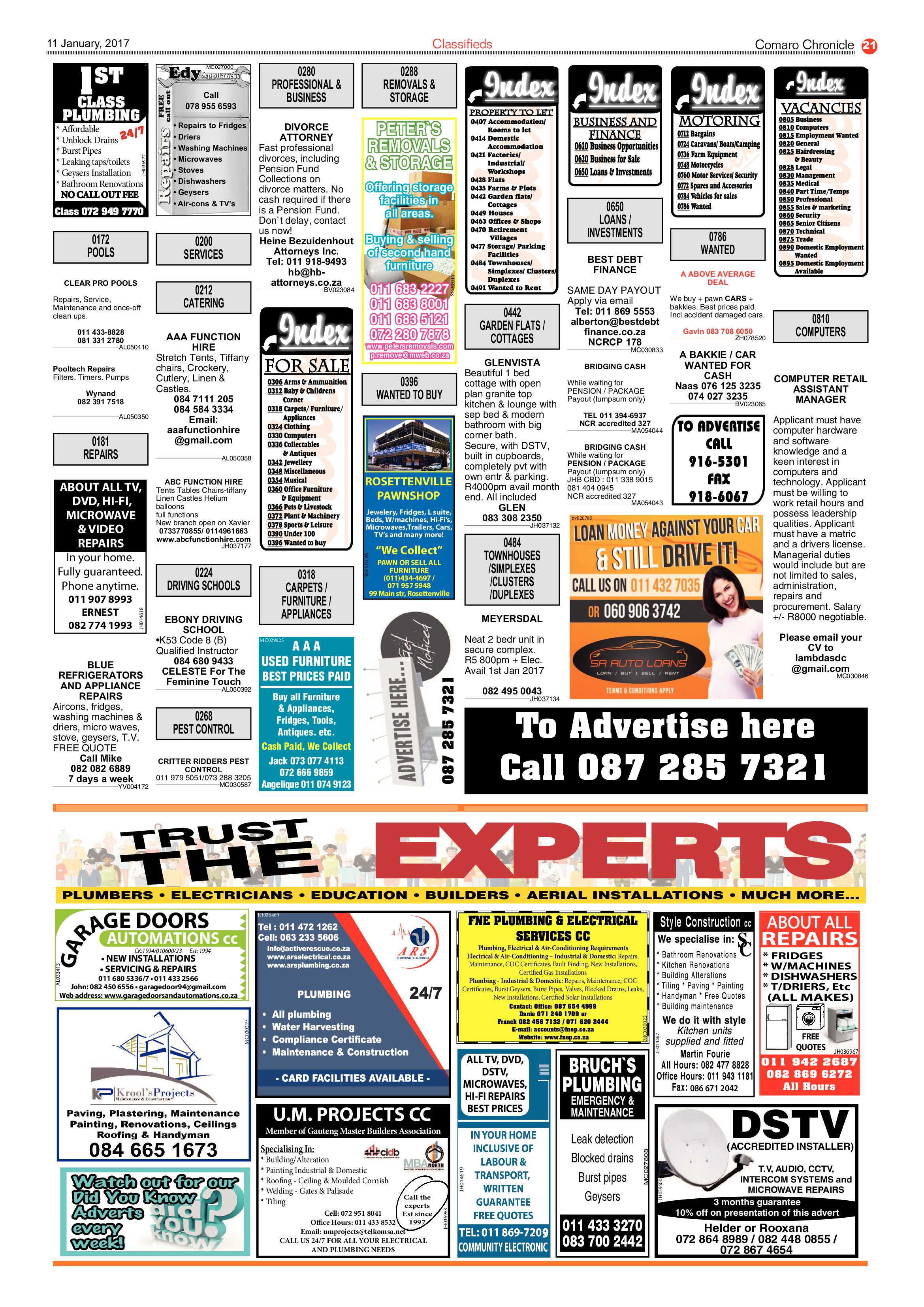 Comaro Chronicle 11 January 2017 page 21