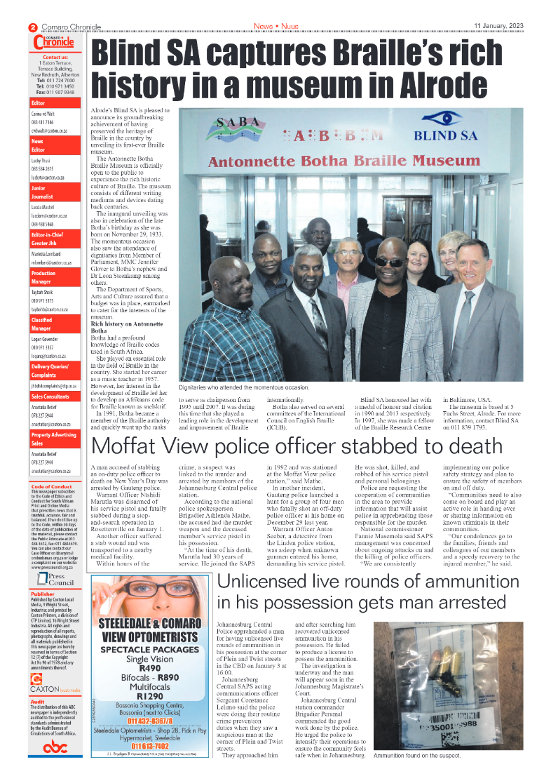 Comaro Chronicle 11 January 2023 page 2