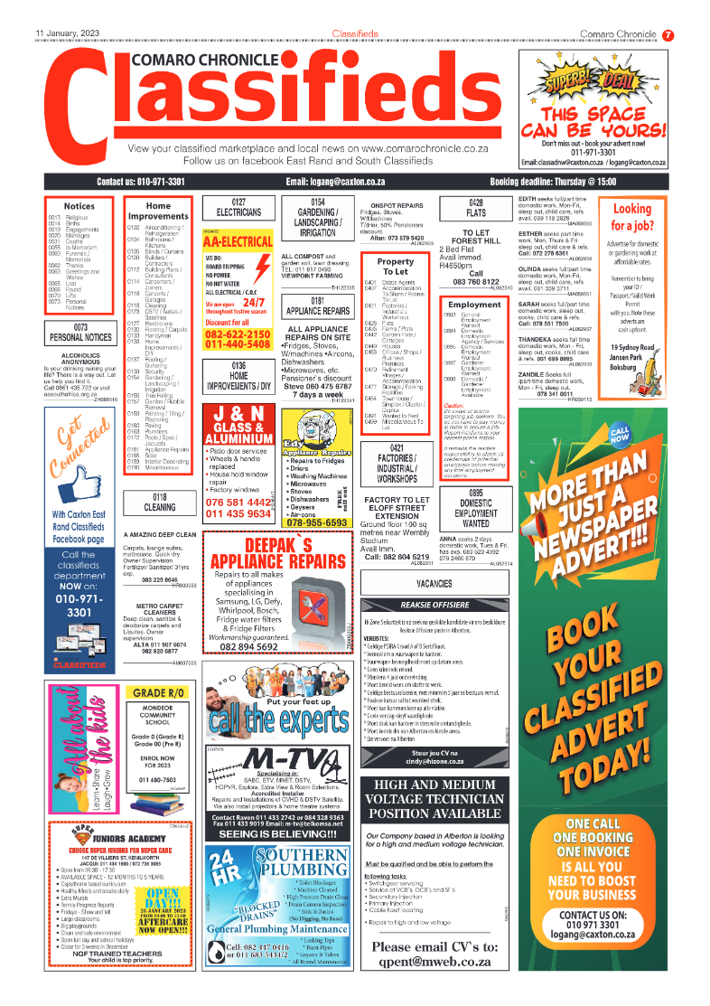 Comaro Chronicle 11 January 2023 page 7