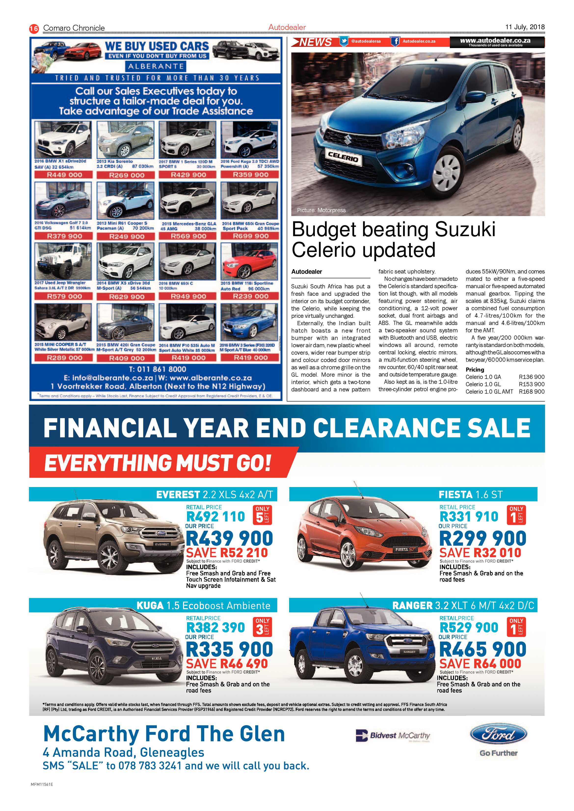 Comaro Chronicle 11 July 2018 page 16