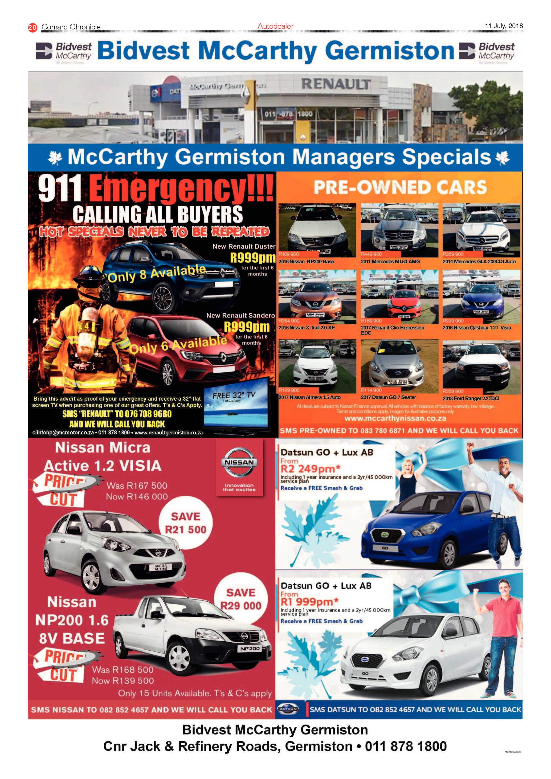 Comaro Chronicle 11 July 2018 page 20