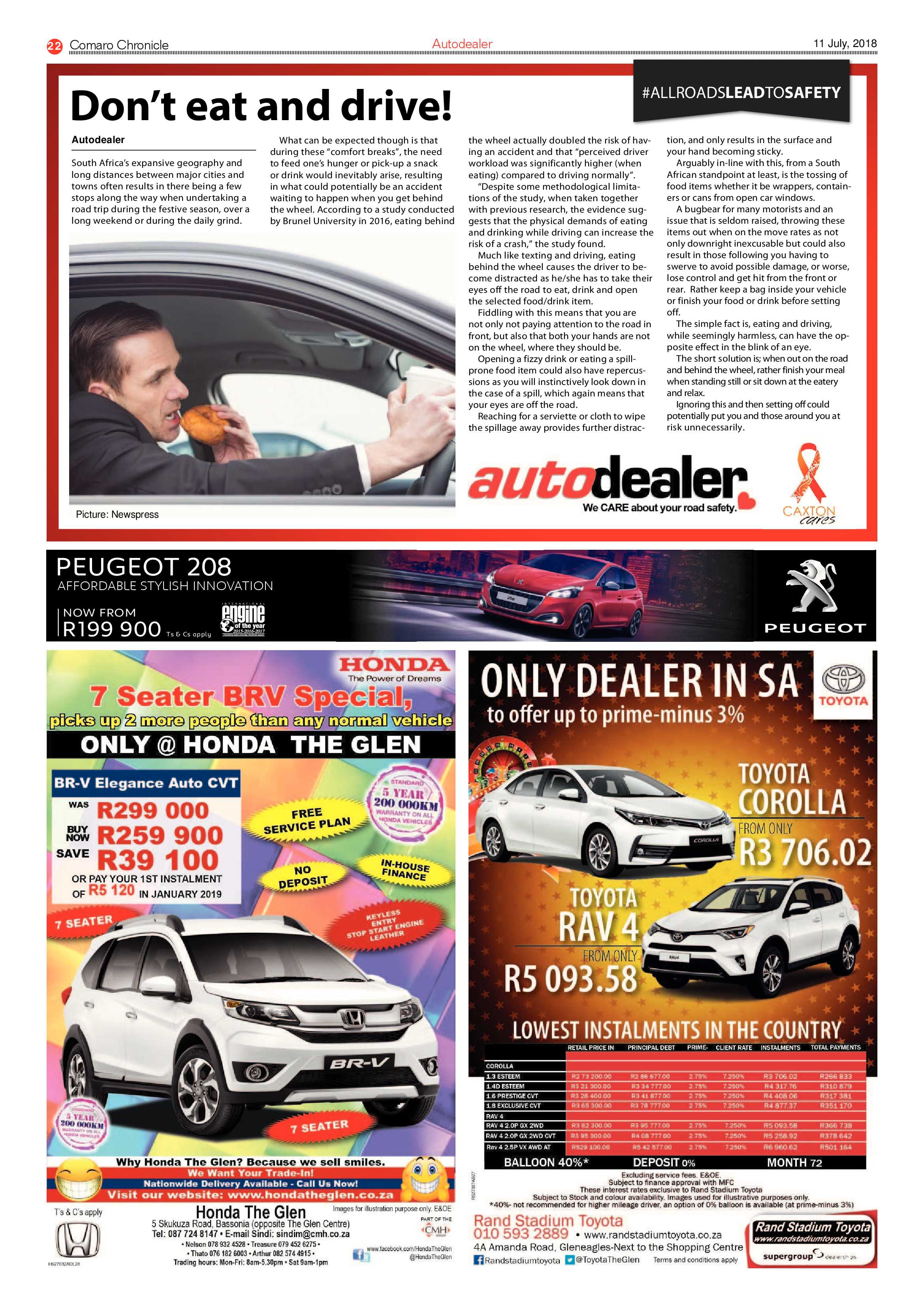 Comaro Chronicle 11 July 2018 page 22