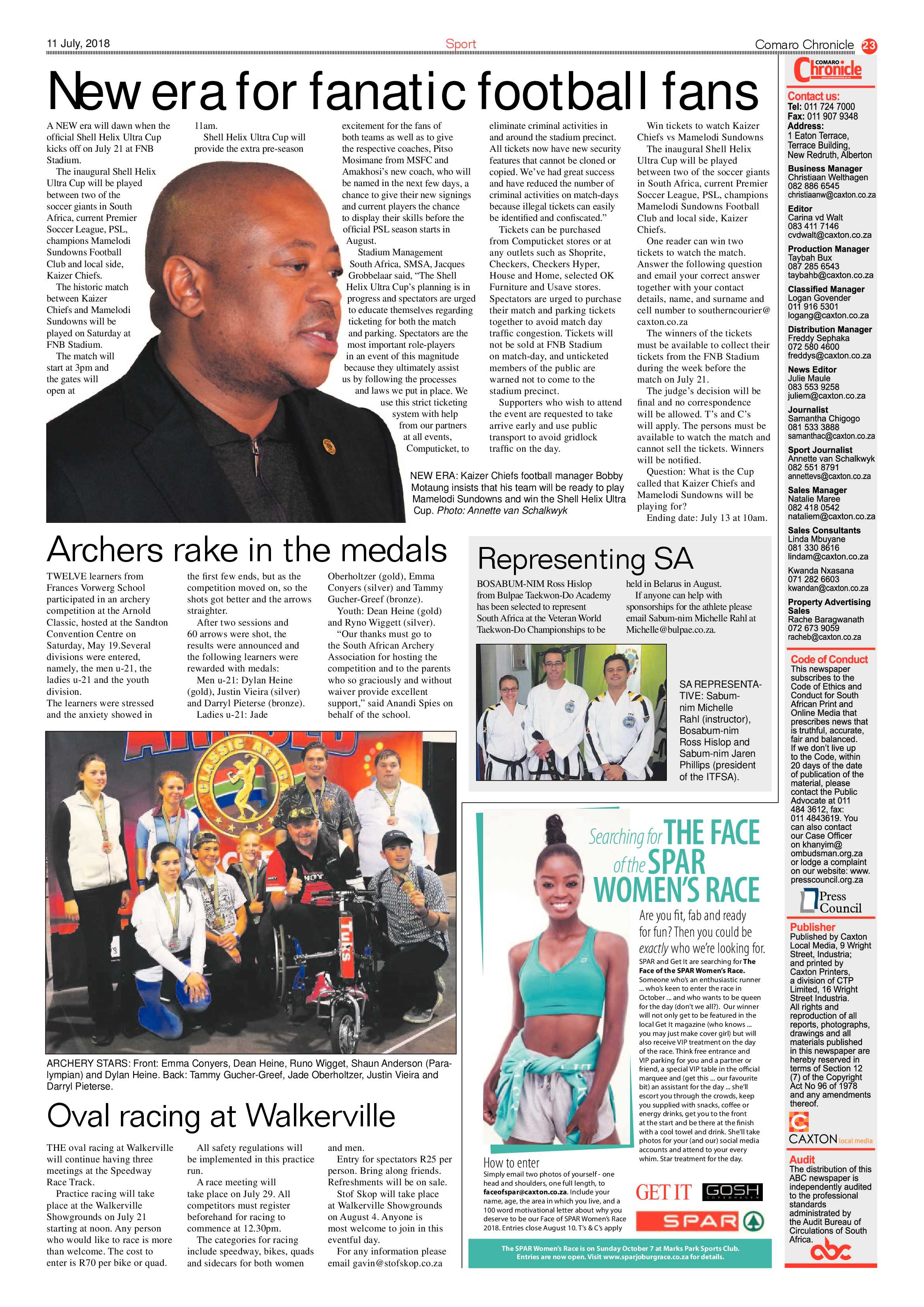 Comaro Chronicle 11 July 2018 page 23