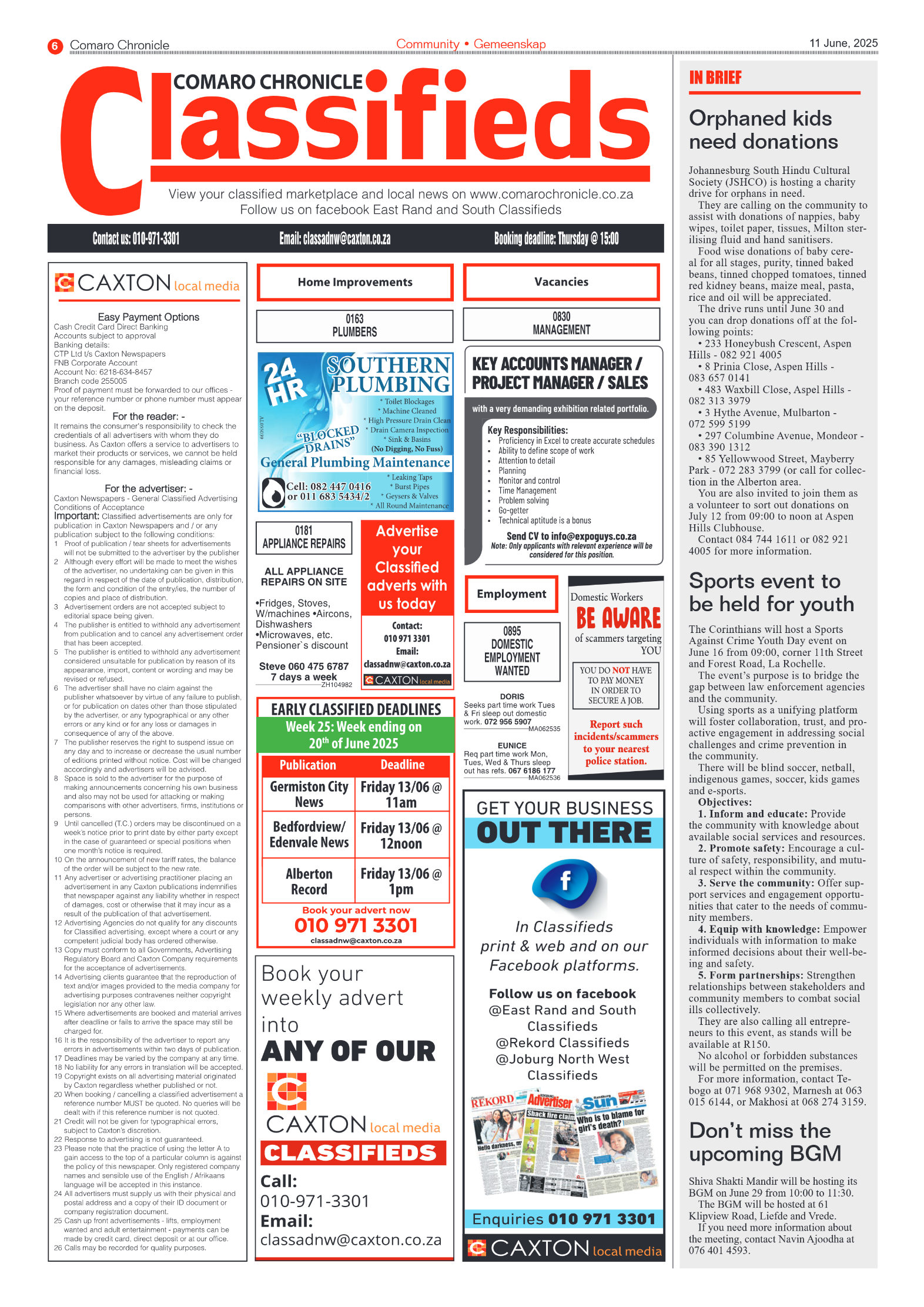 Comaro Chronicle 11 June 2025 page 8