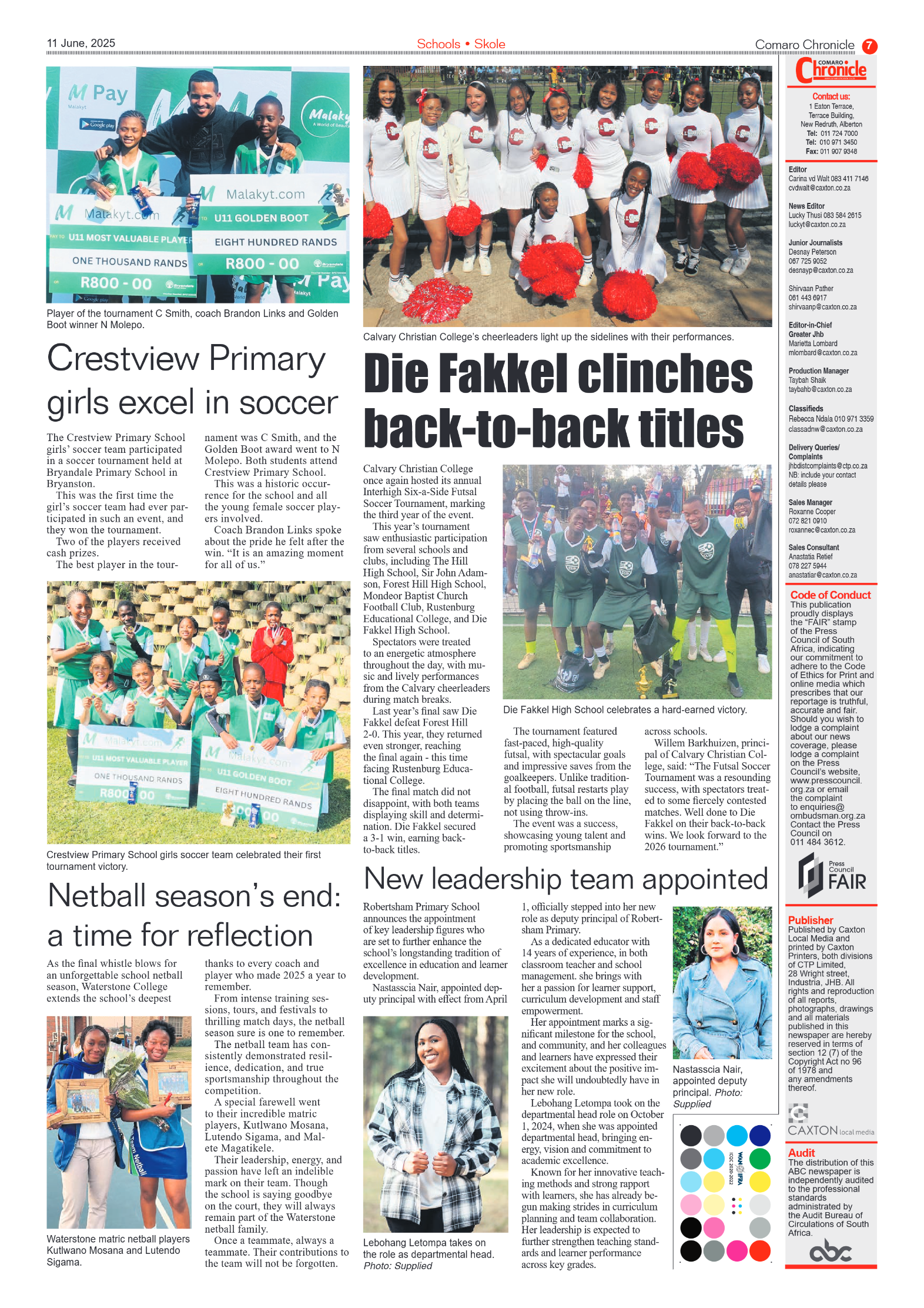 Comaro Chronicle 11 June 2025 page 9