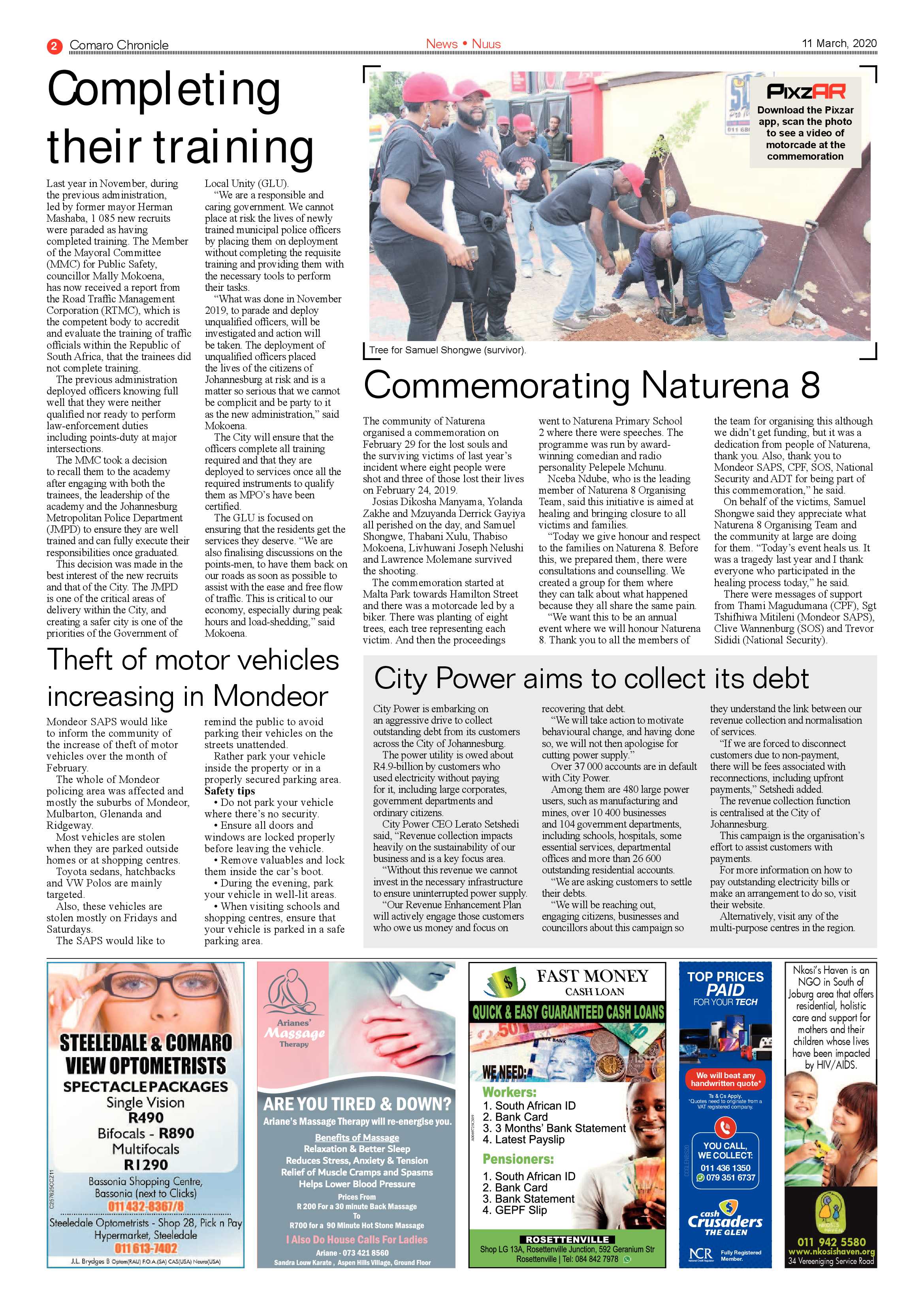 Comaro Chronicle 11 March 2020 page 2